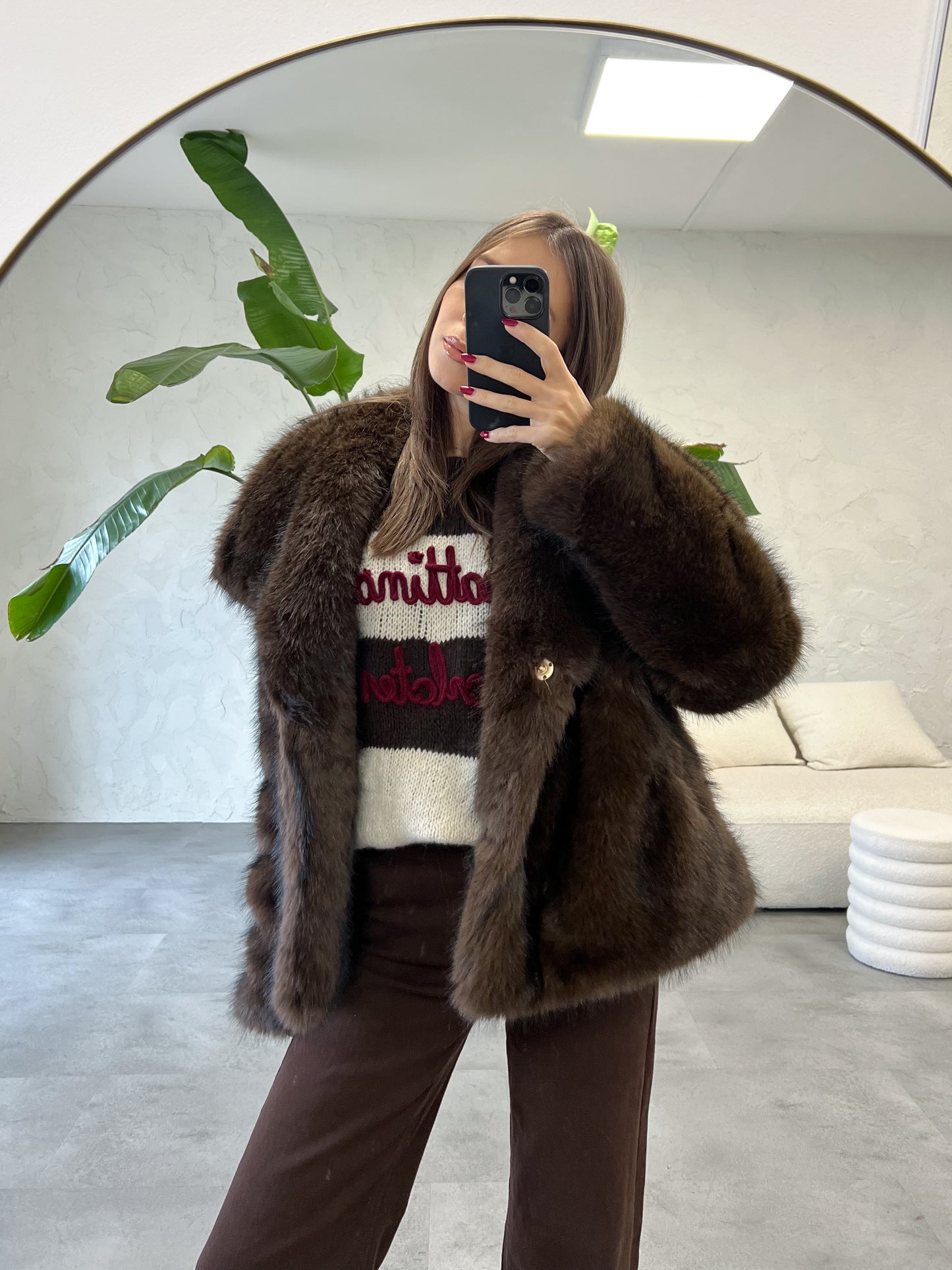 Eco pelliccia chocolate