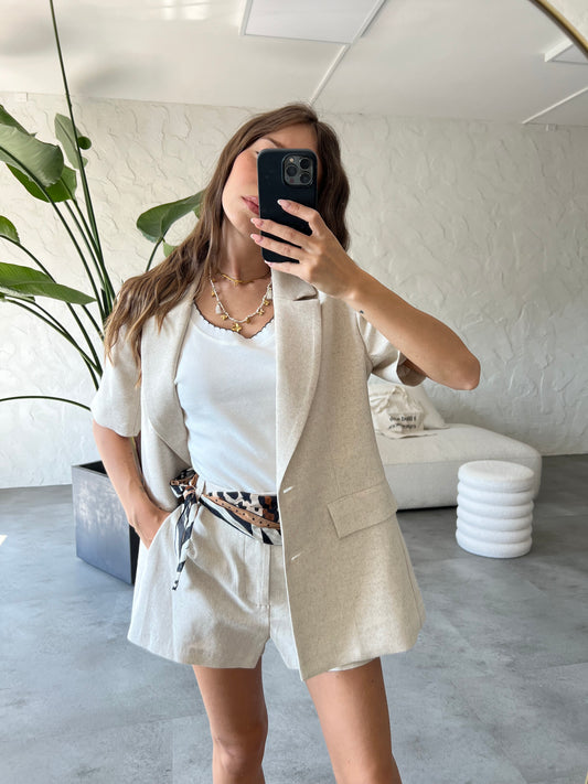Shorts con bandana