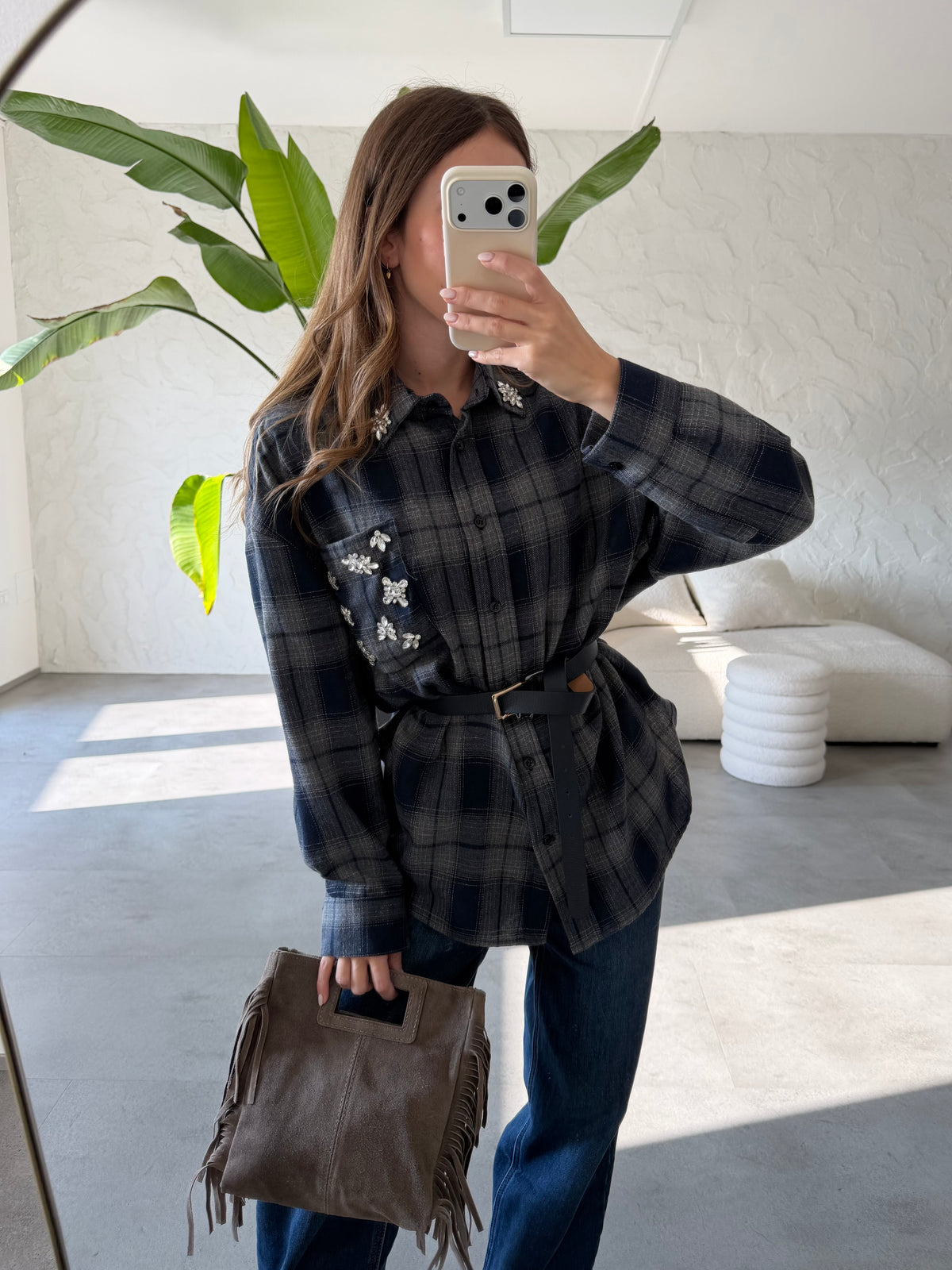 Camicia check brillanti Vicolo