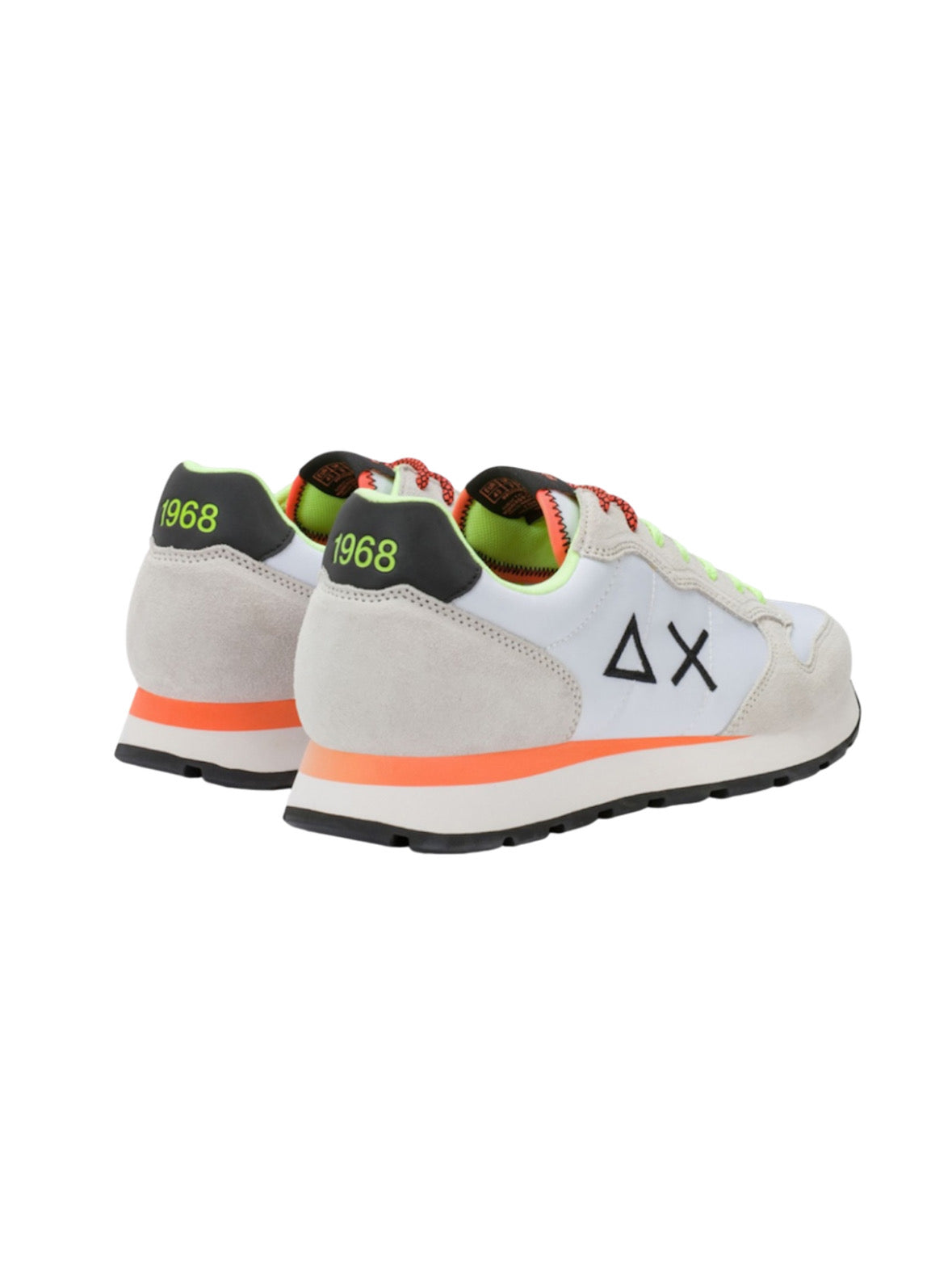SUN68 Tom fluo bianco
