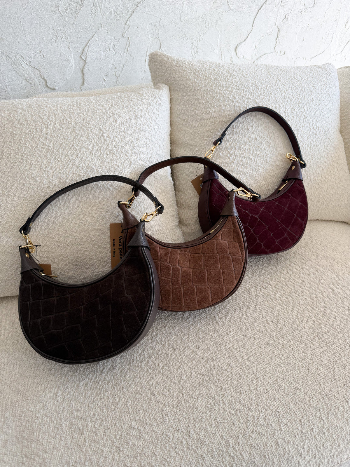 Borsa camoscio cocco