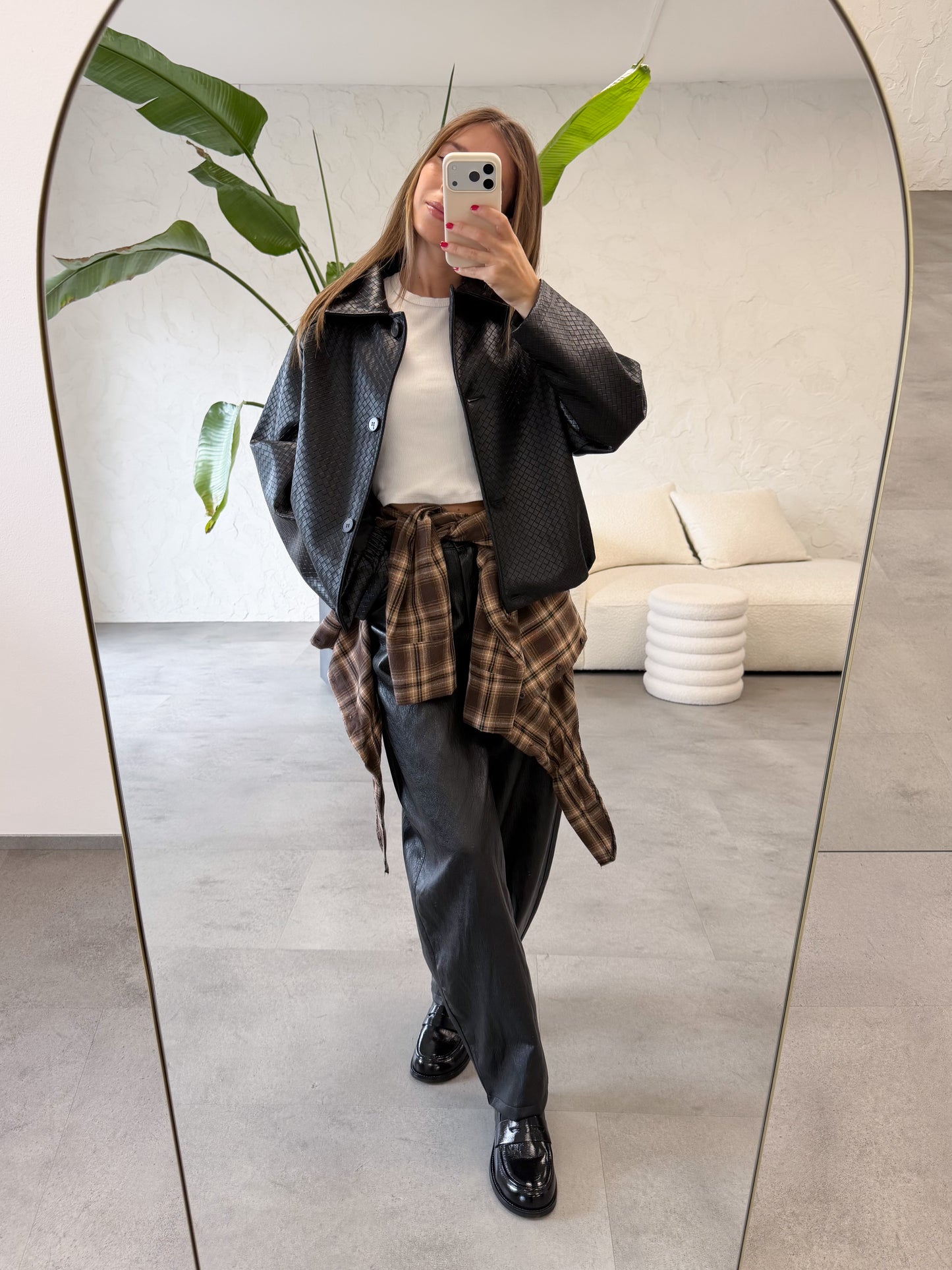 Bomber ecopelle bottega