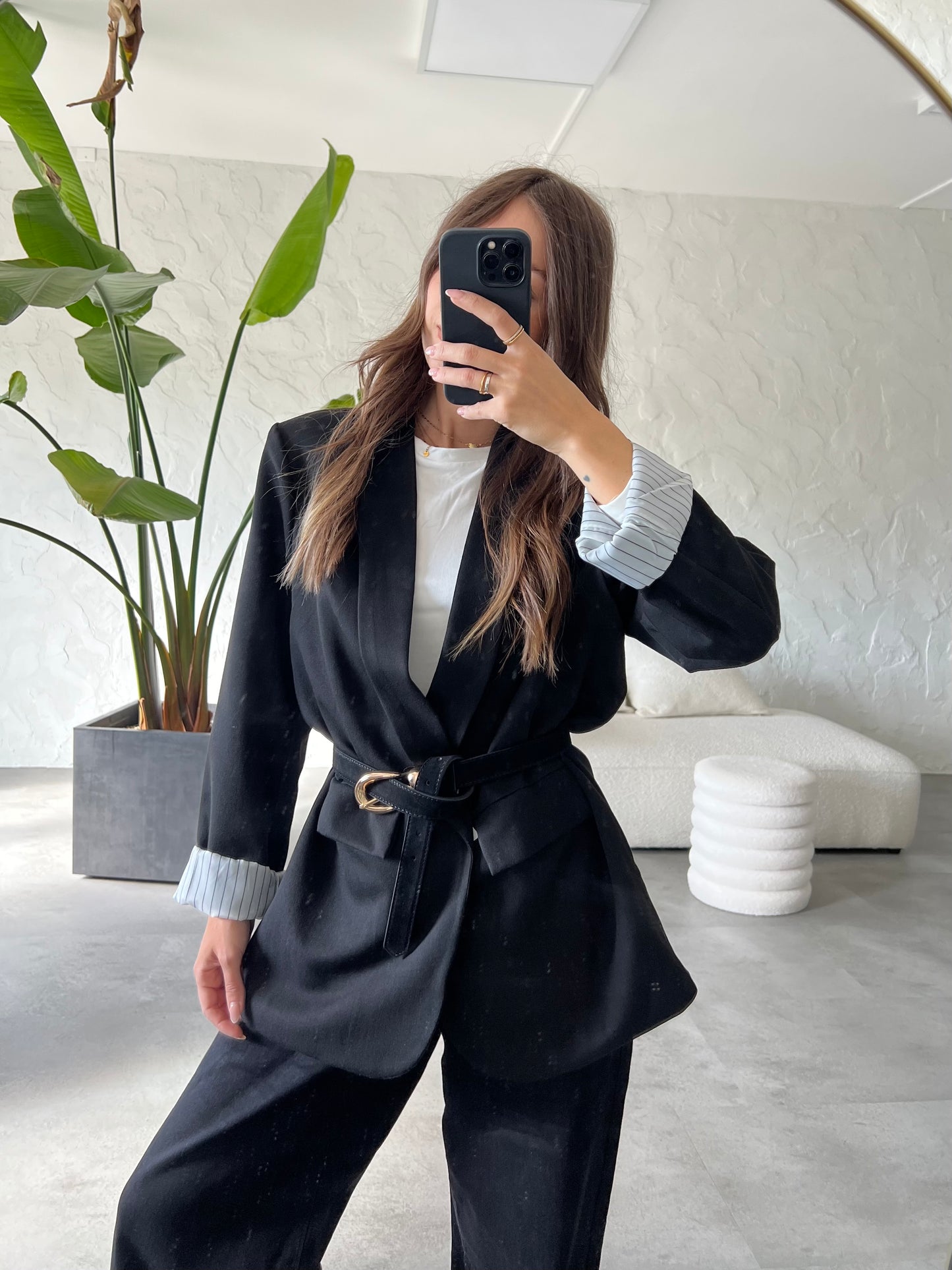 Blazer fodera righe