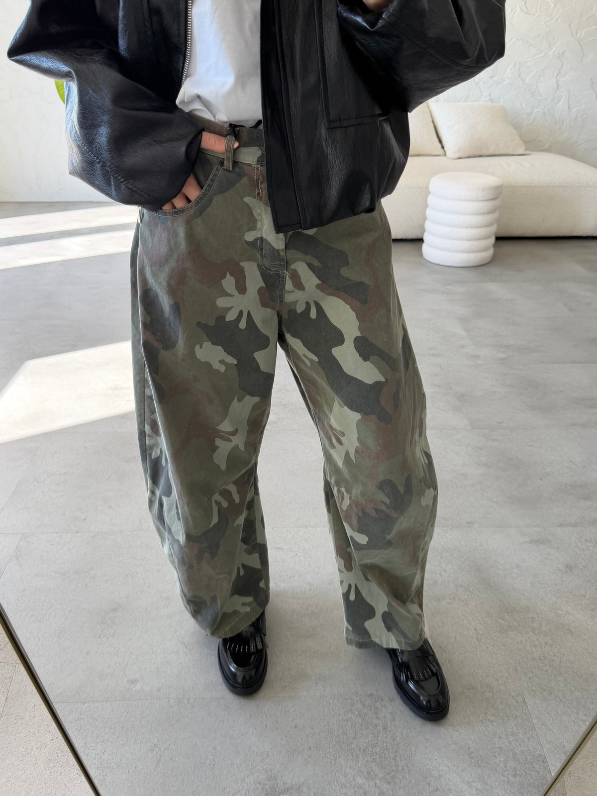 Pantalone camouflage barrel