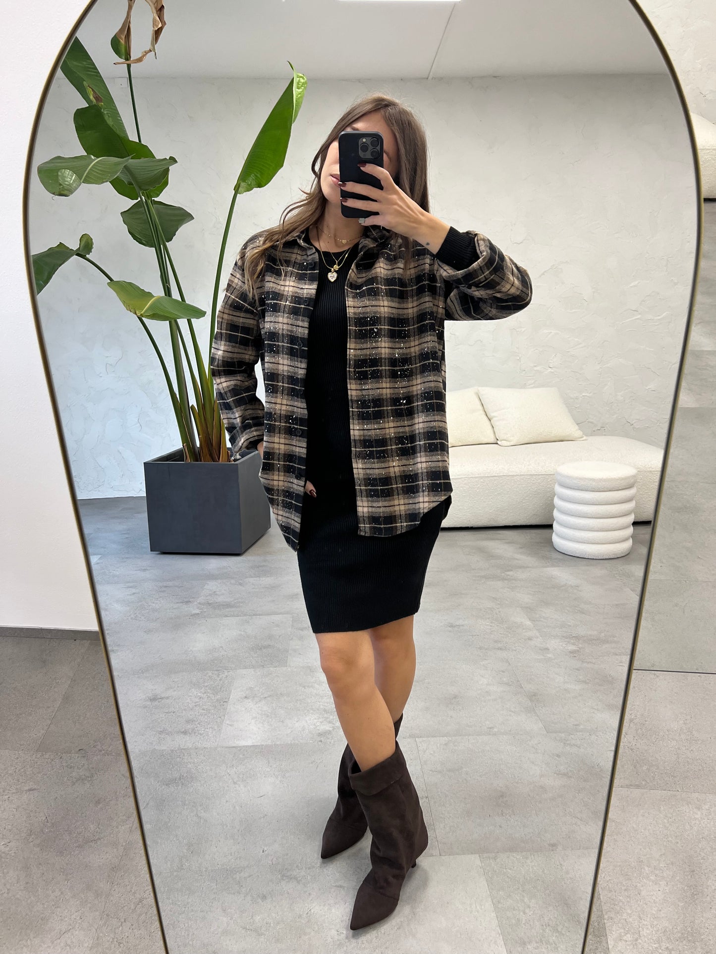 Camicia quadri brillanti