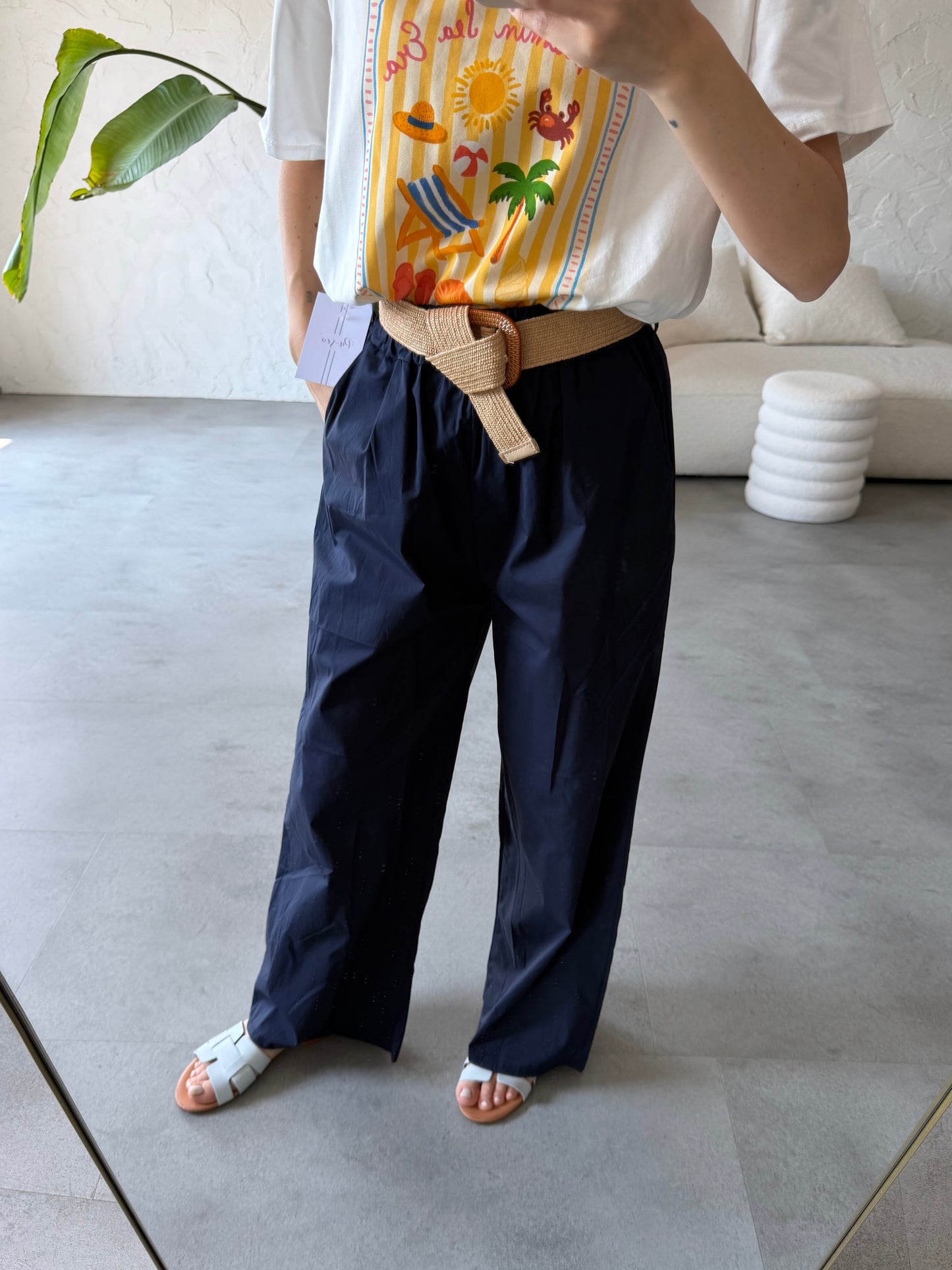 Pantalone tela cotone