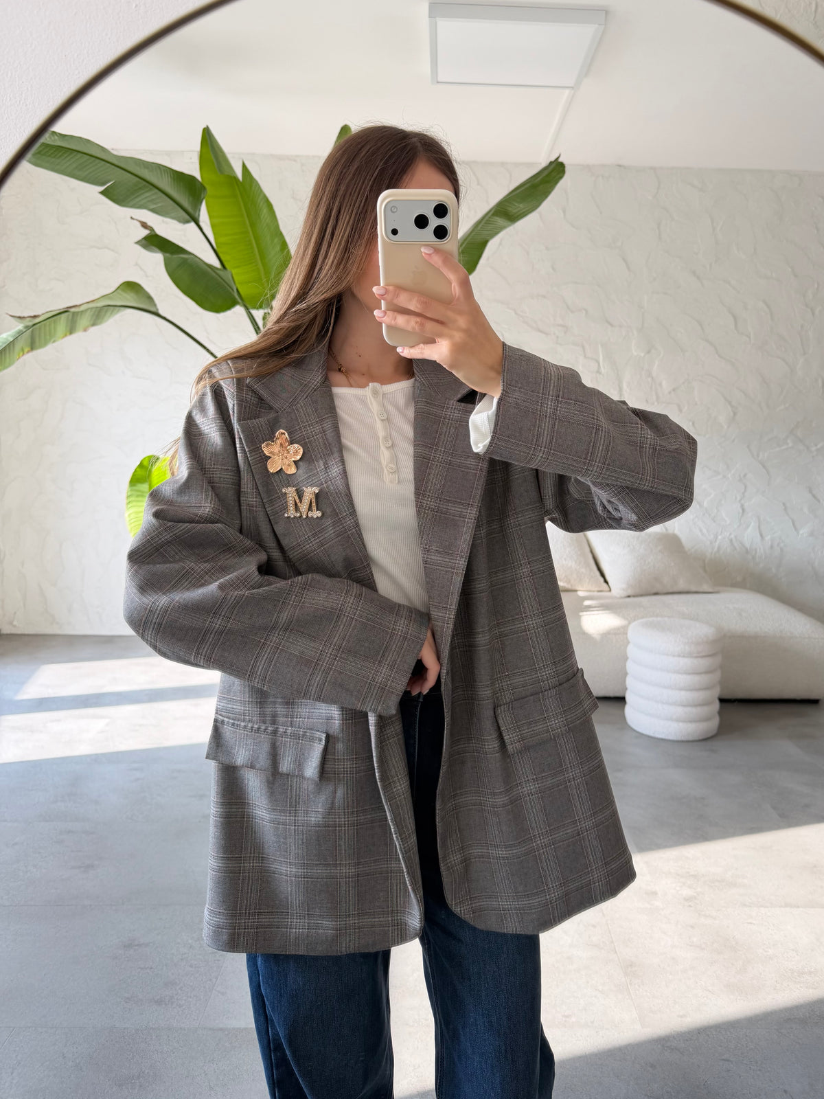 Giacca tartan