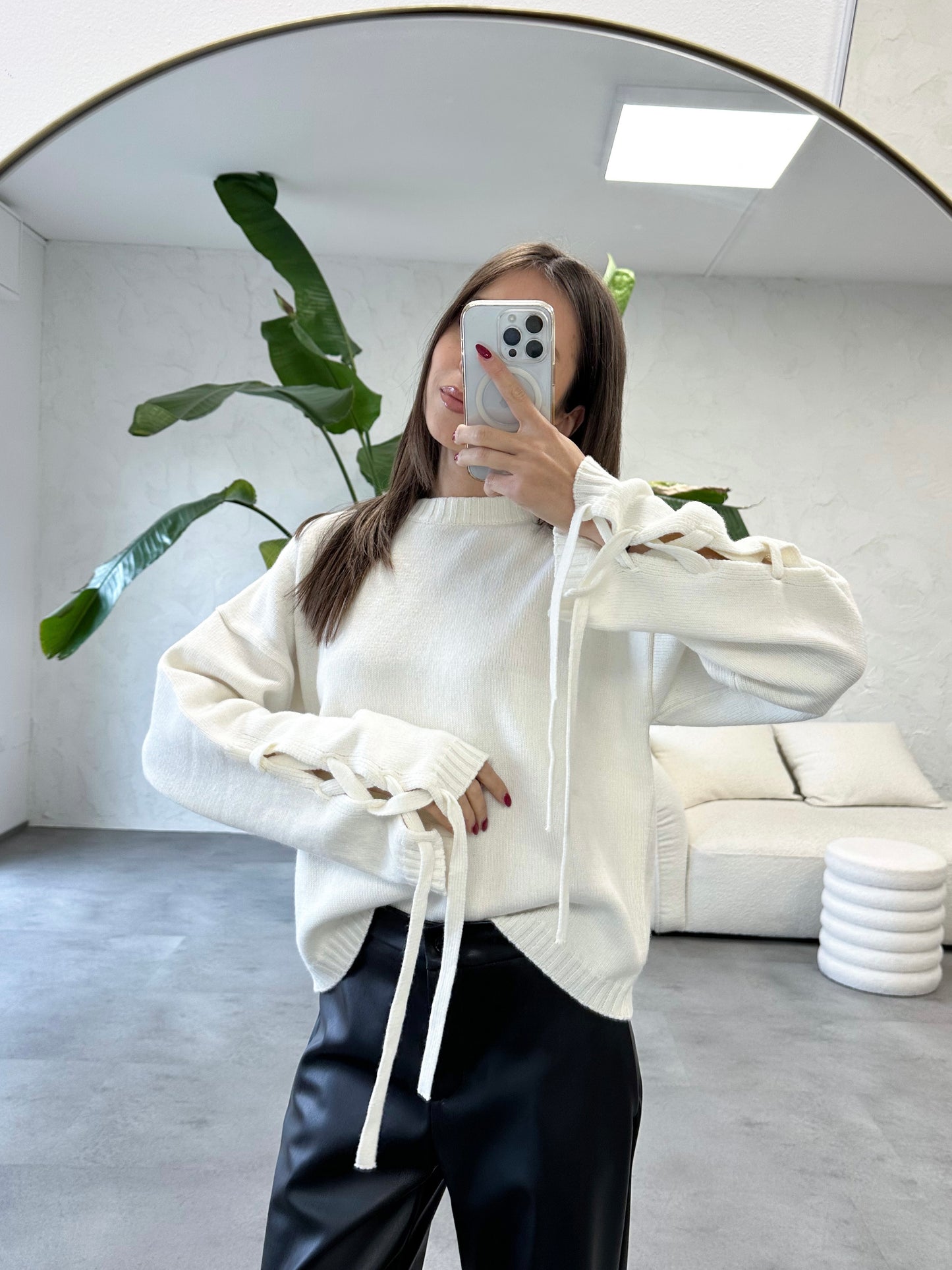 Maglione lacci Vicolo