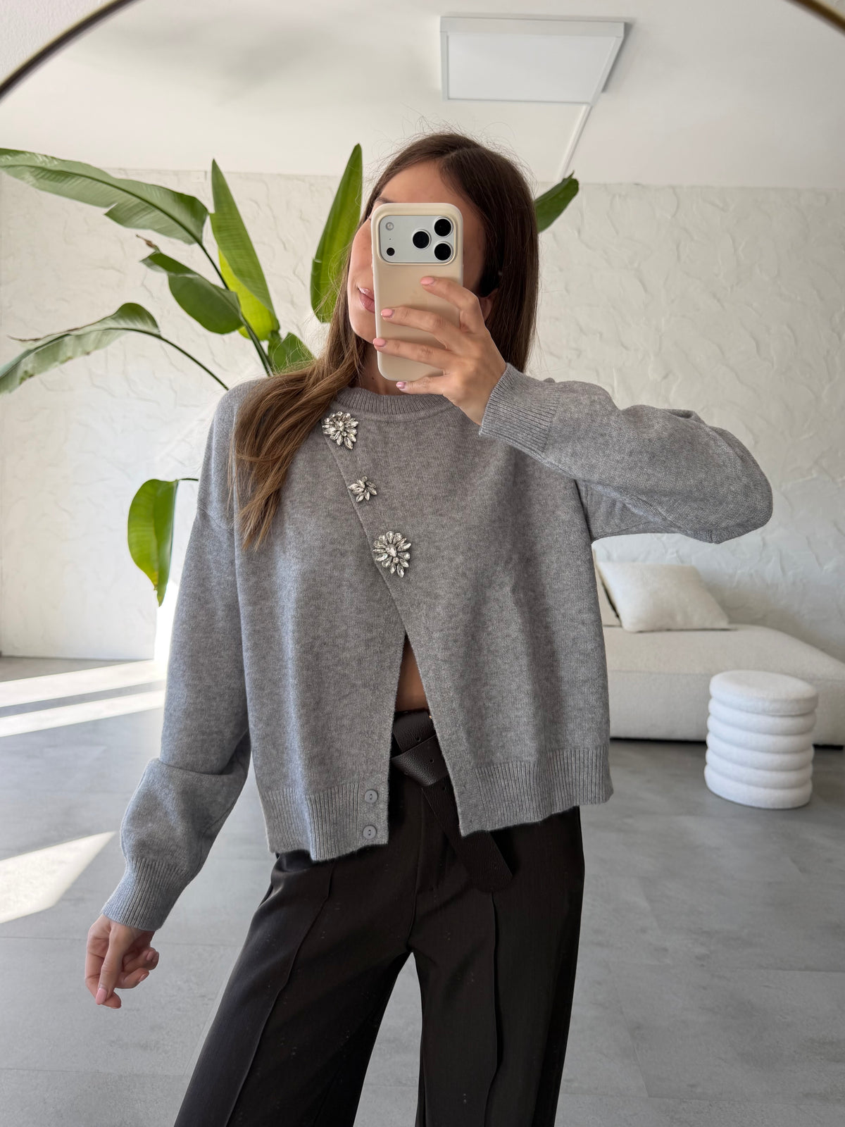 Maglione dettaglio brillanti