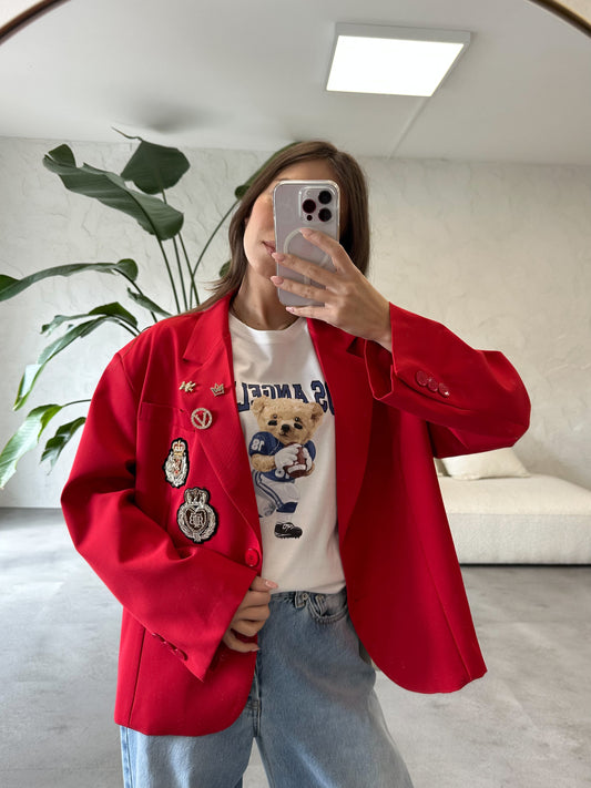 Giacca cropped spille Vicolo