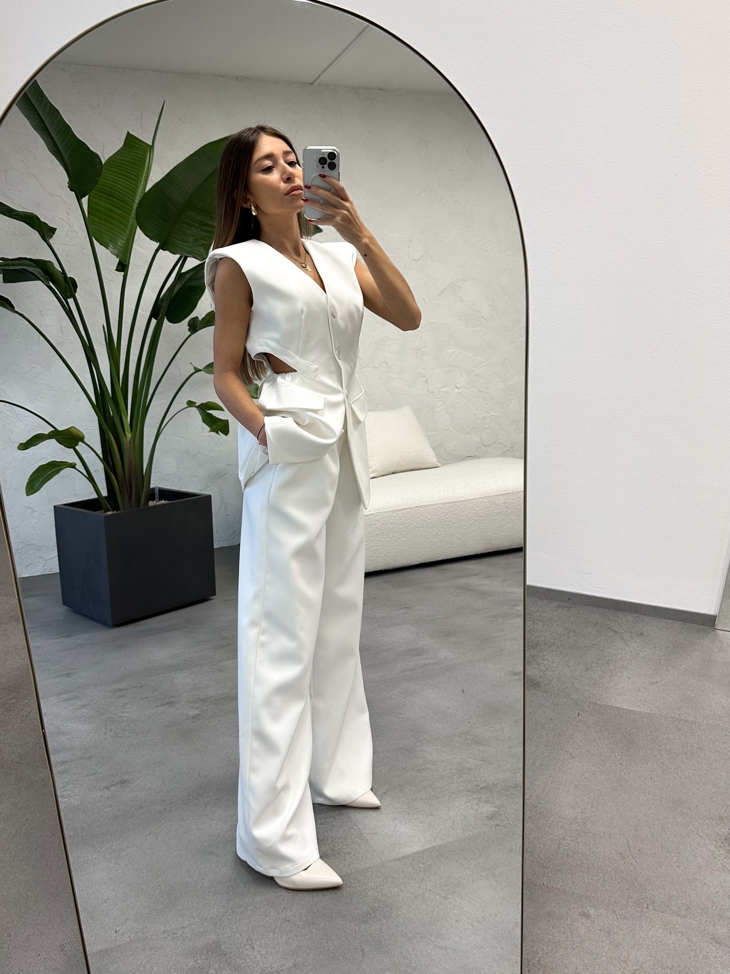 Pantalone bianco Eleh