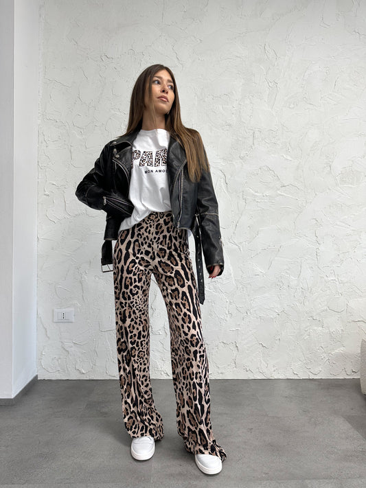 Pantalone leopardato