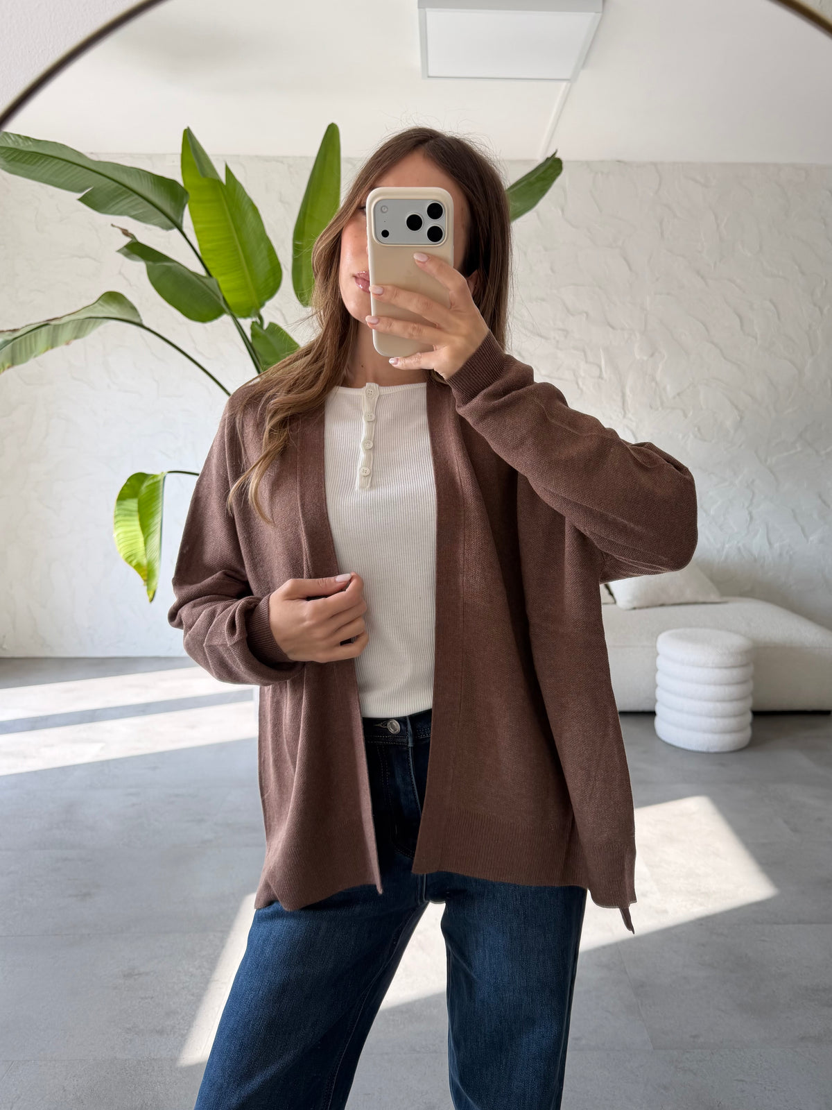 Cardigan aperto