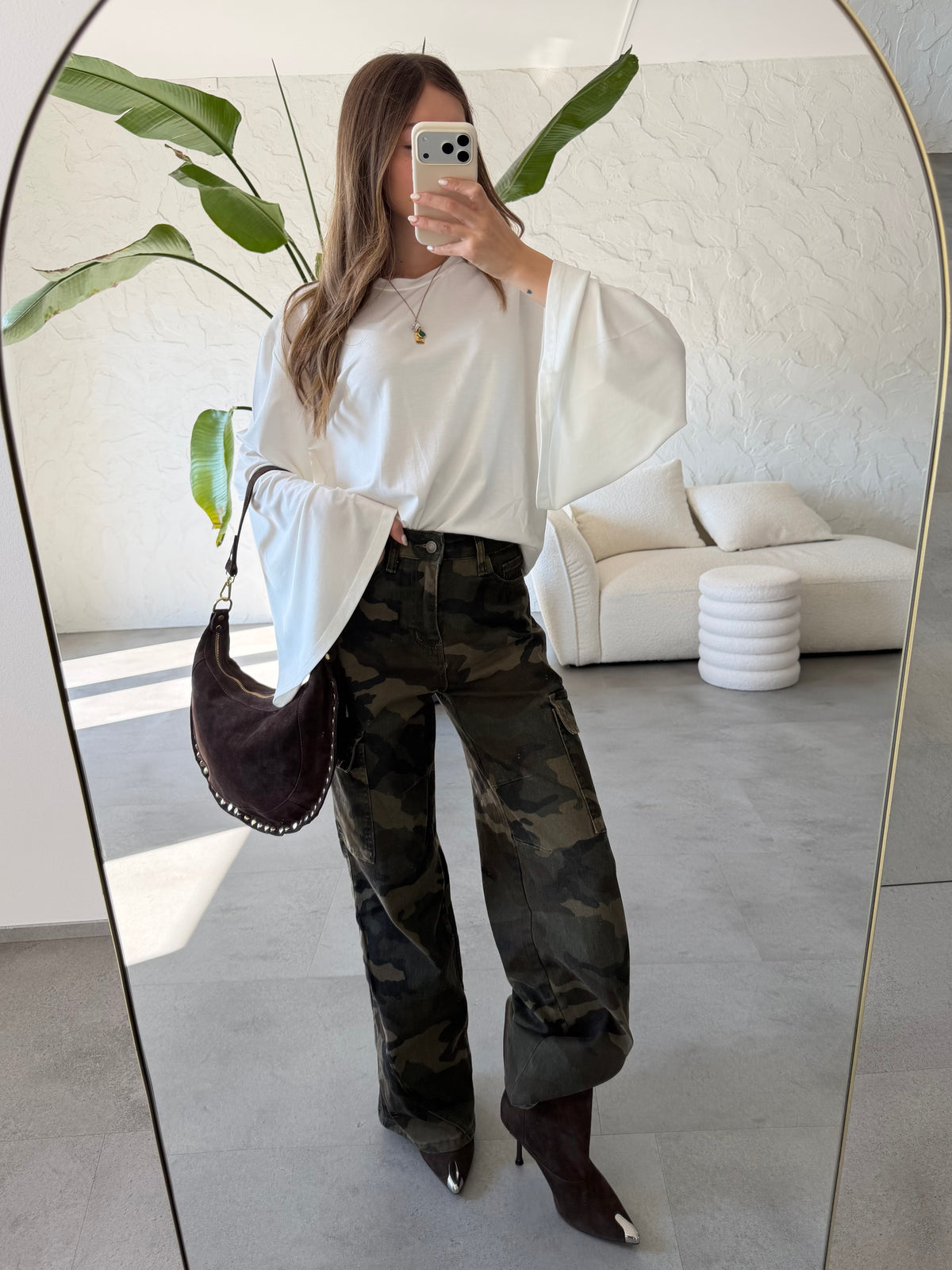 Jeans cargo camouflage