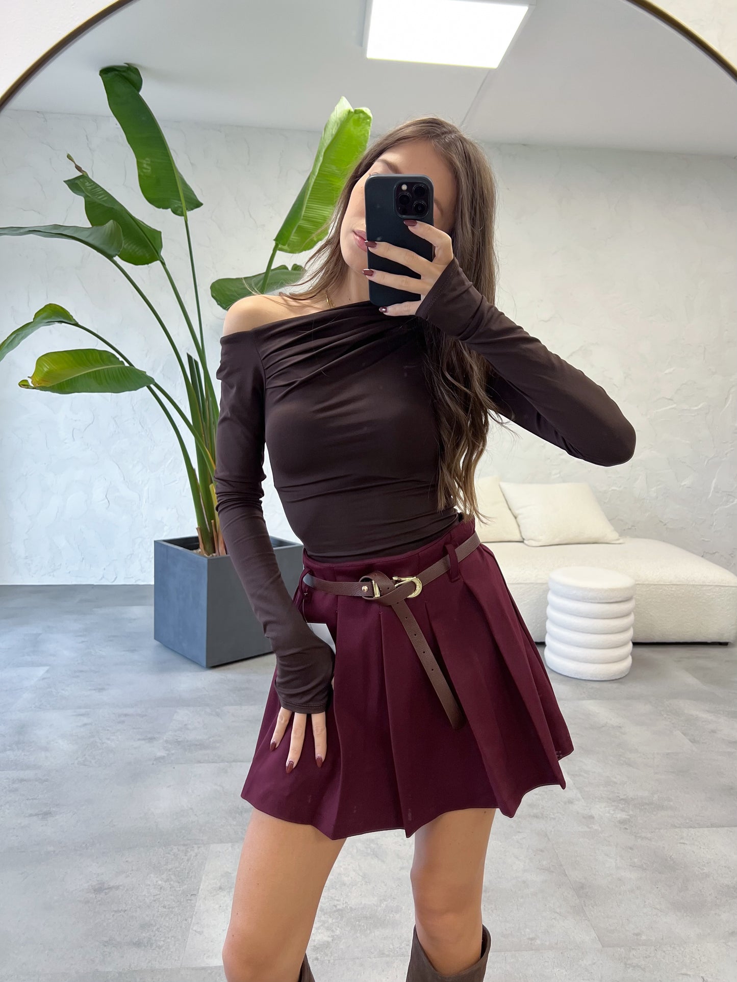 Gonna pantalone cintura