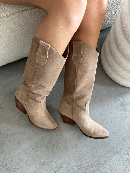 Texano tacco 7 taupe