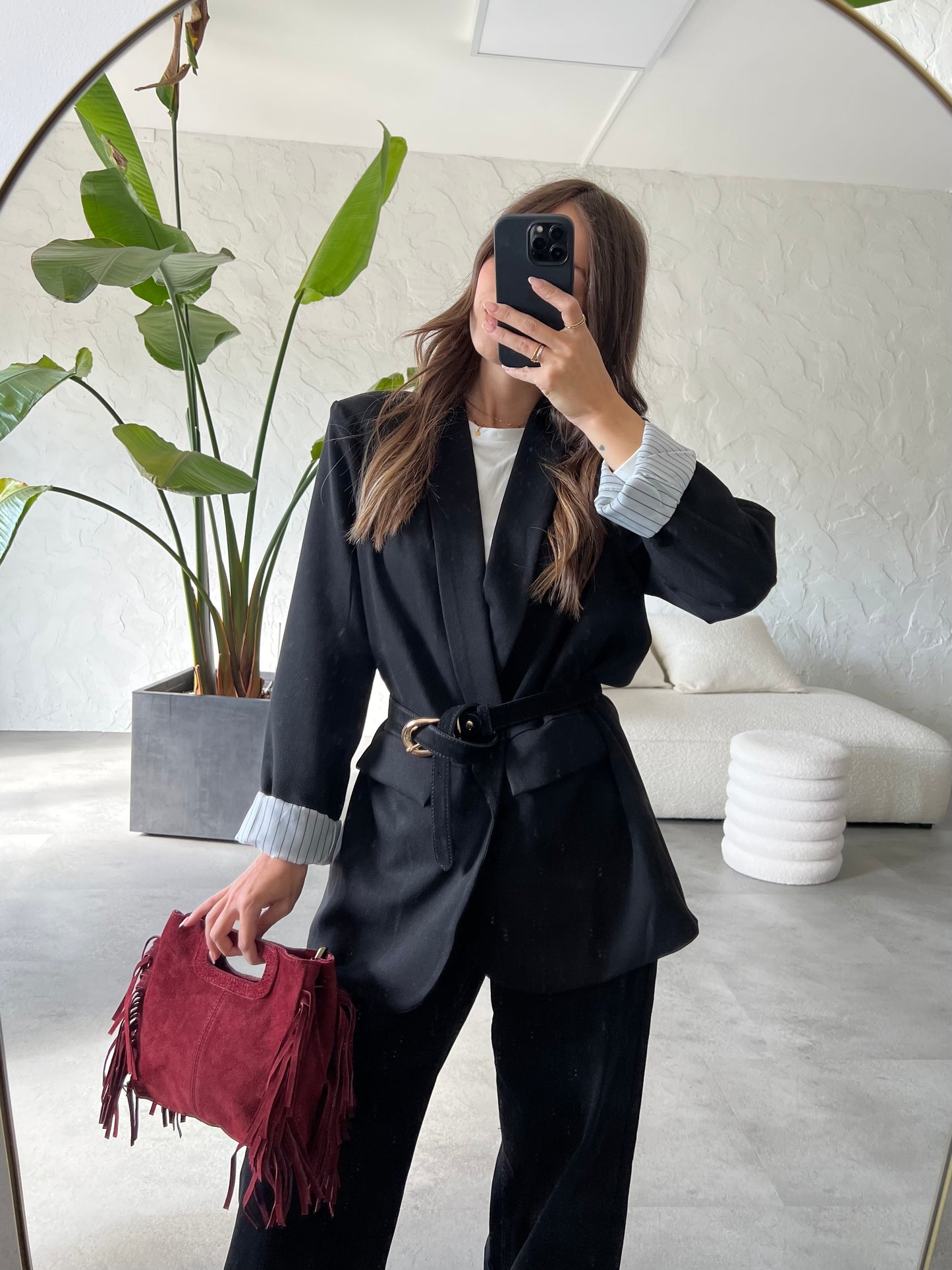 Blazer fodera righe