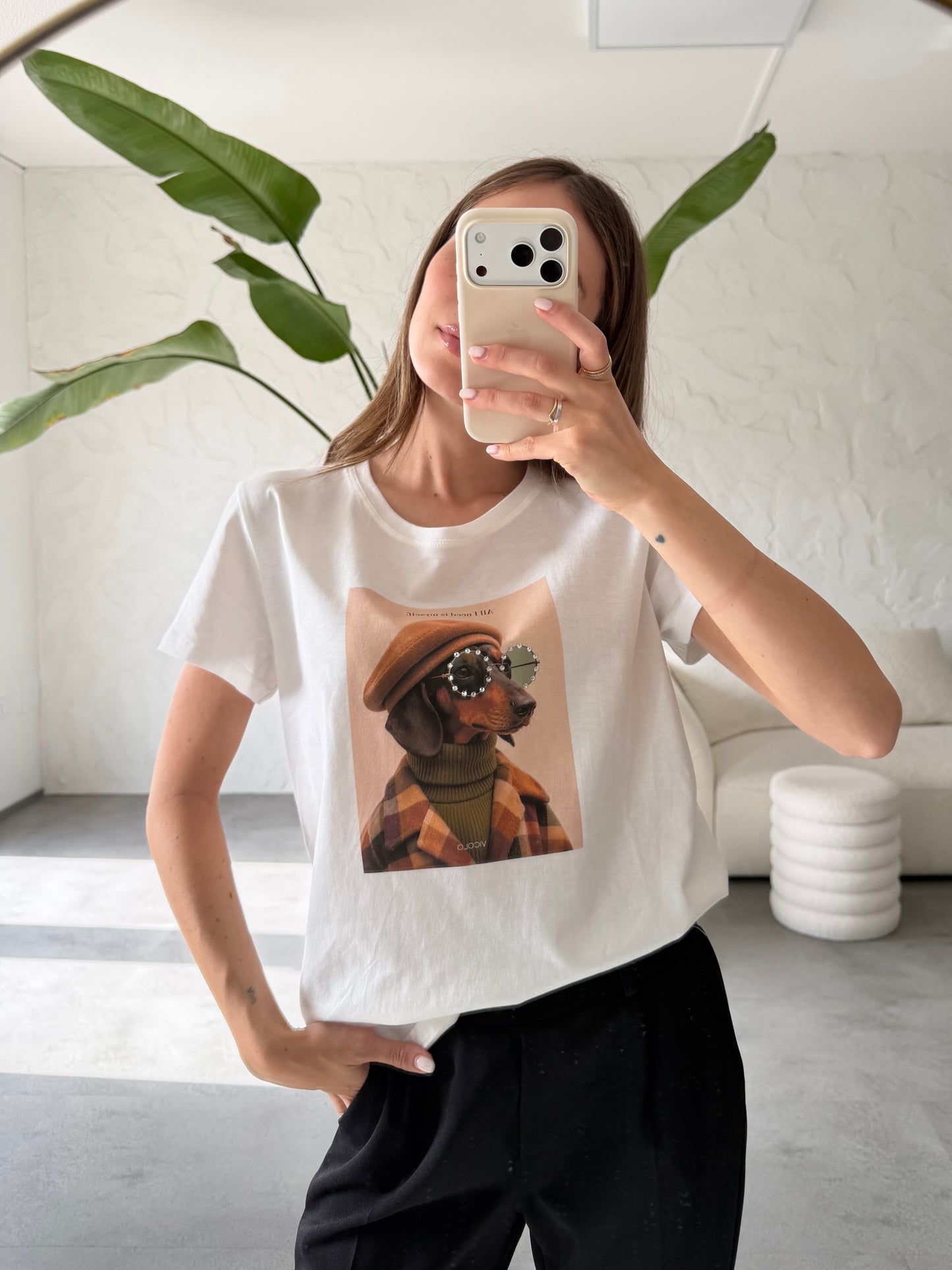 T-shirt bassotto Vicolo
