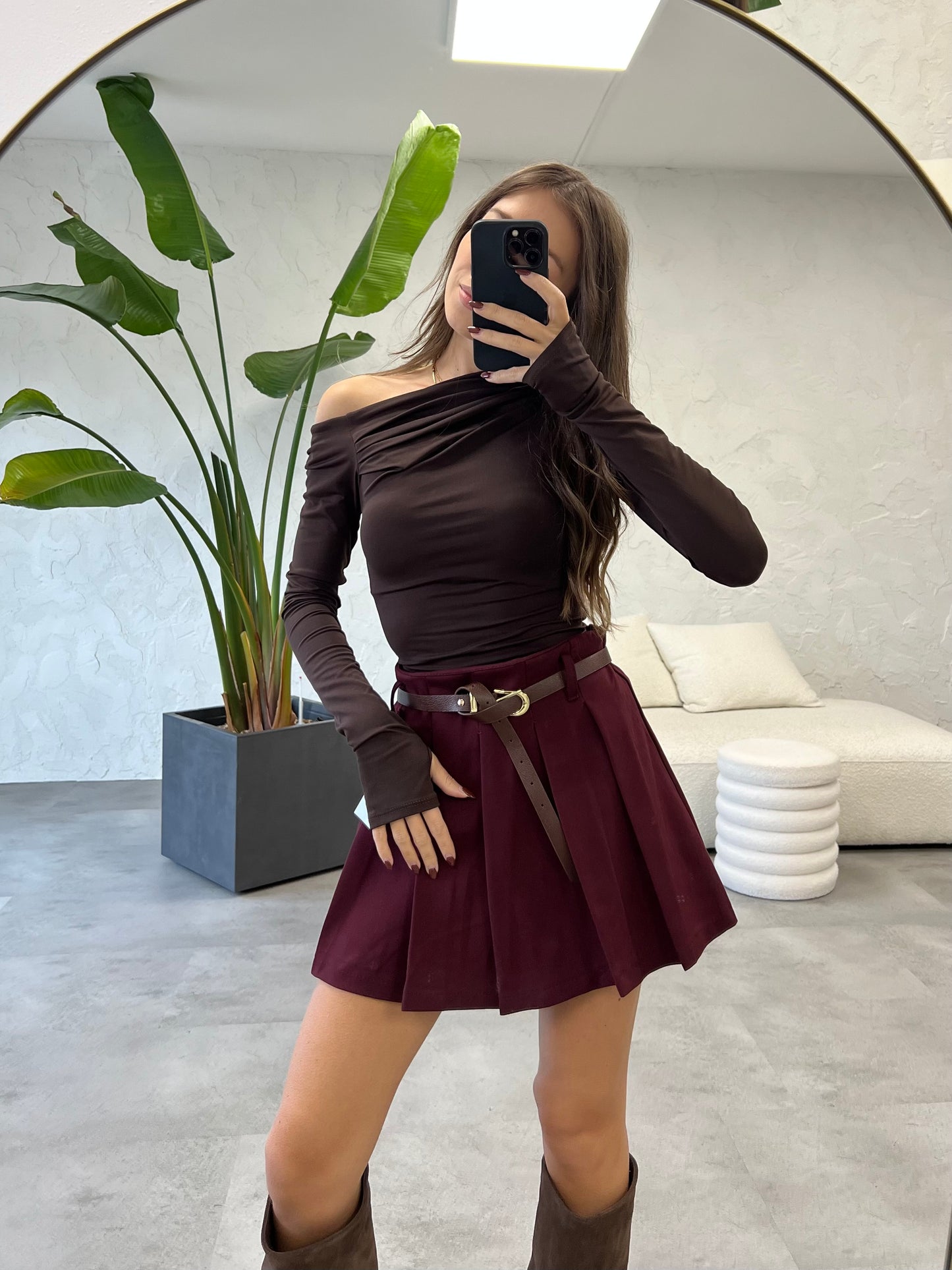 Gonna pantalone cintura