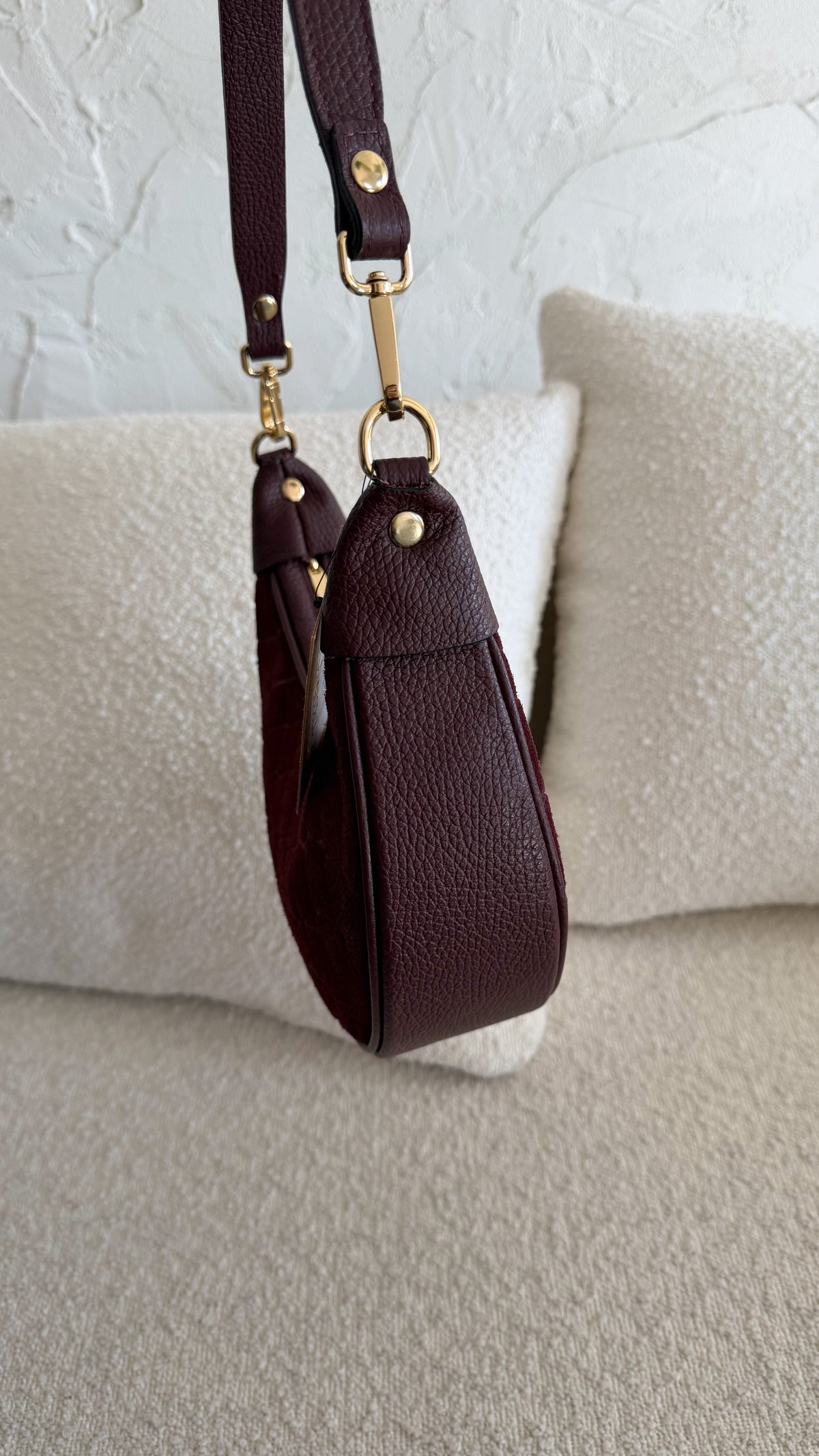 Borsa camoscio cocco