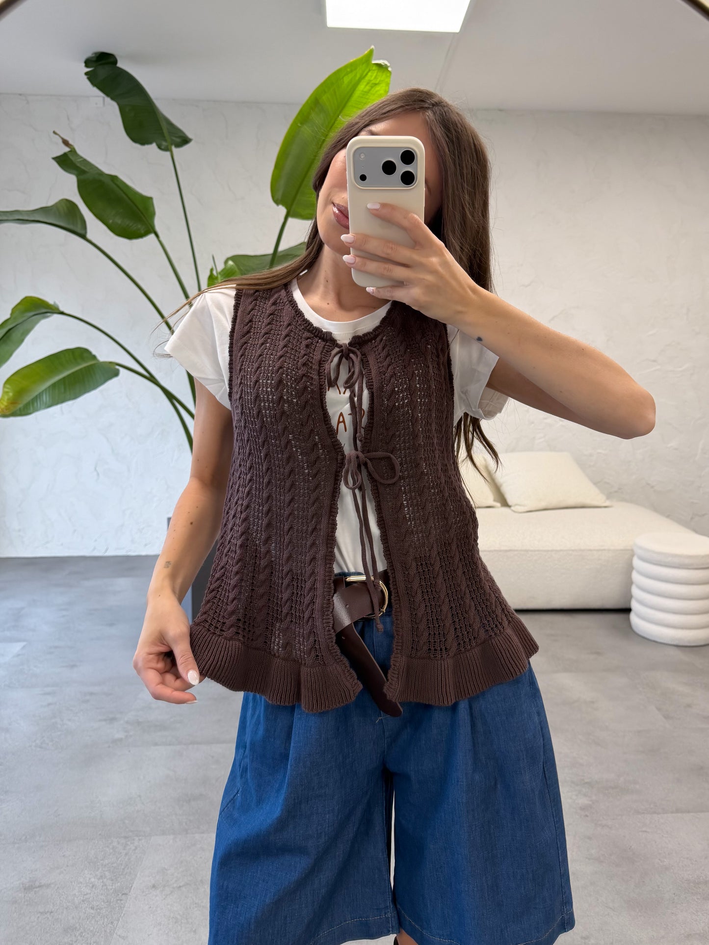 Gilet crochet Vicolo