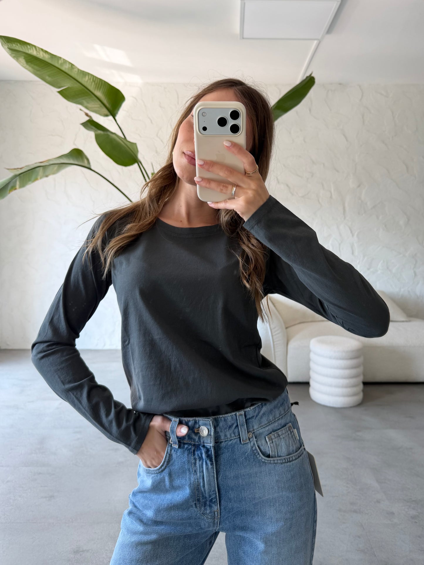 Maglia basic manica lunga