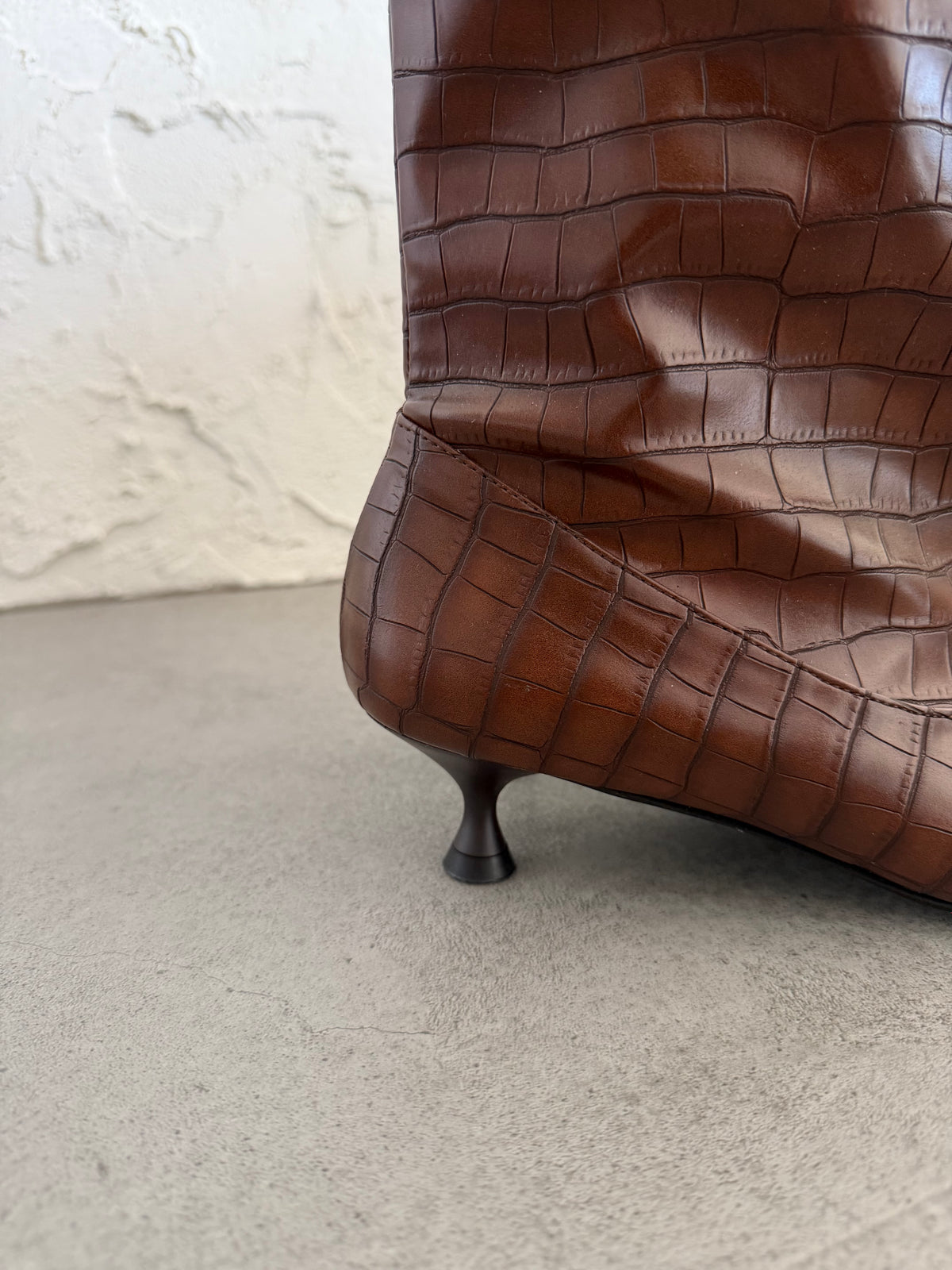 Stivaletto tubo stampa cocco