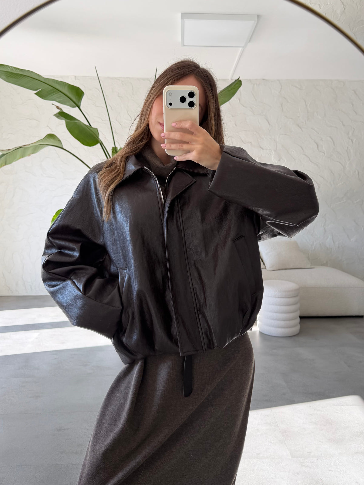 Bomber ecopelle
