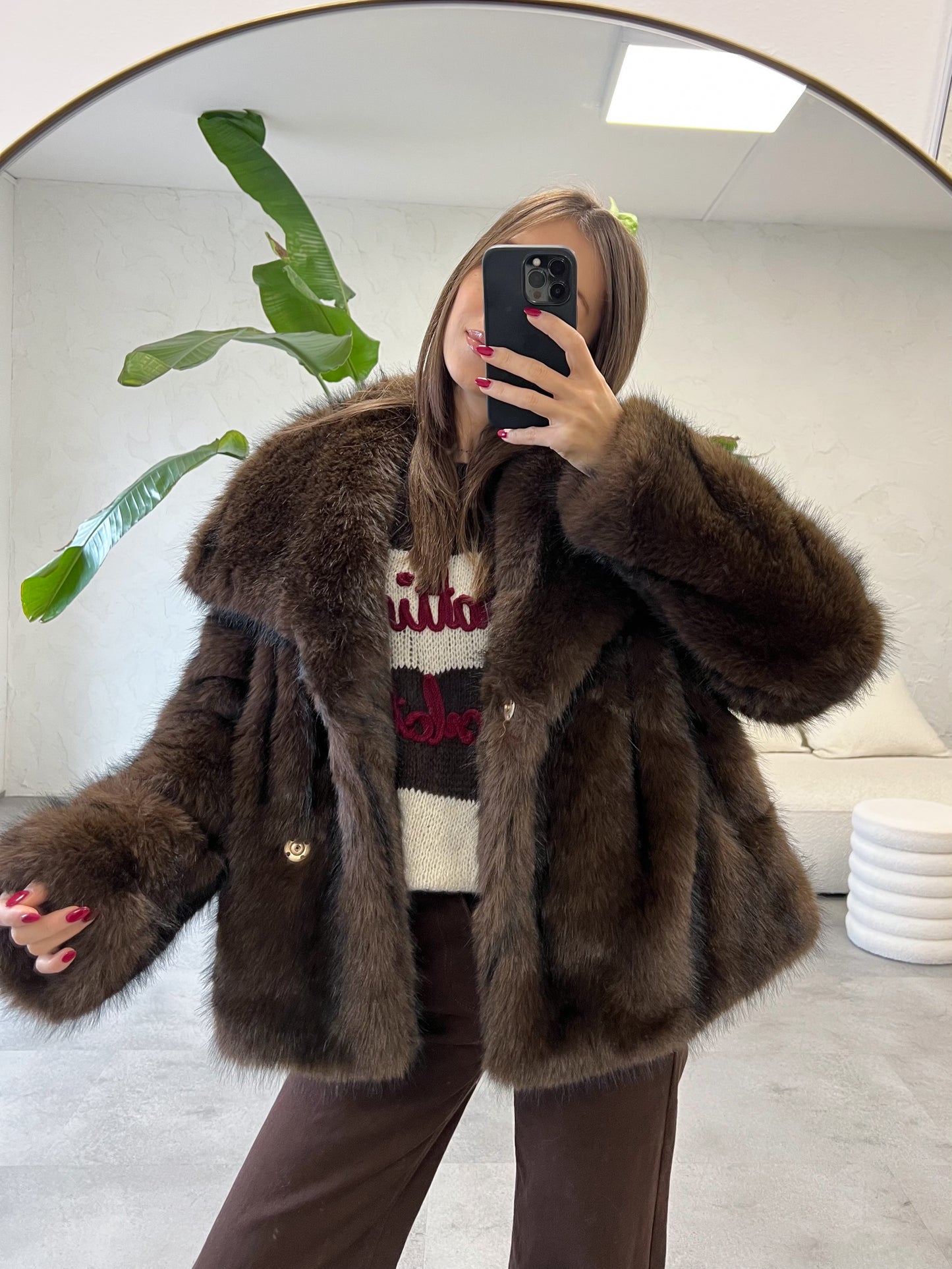 Eco pelliccia chocolate