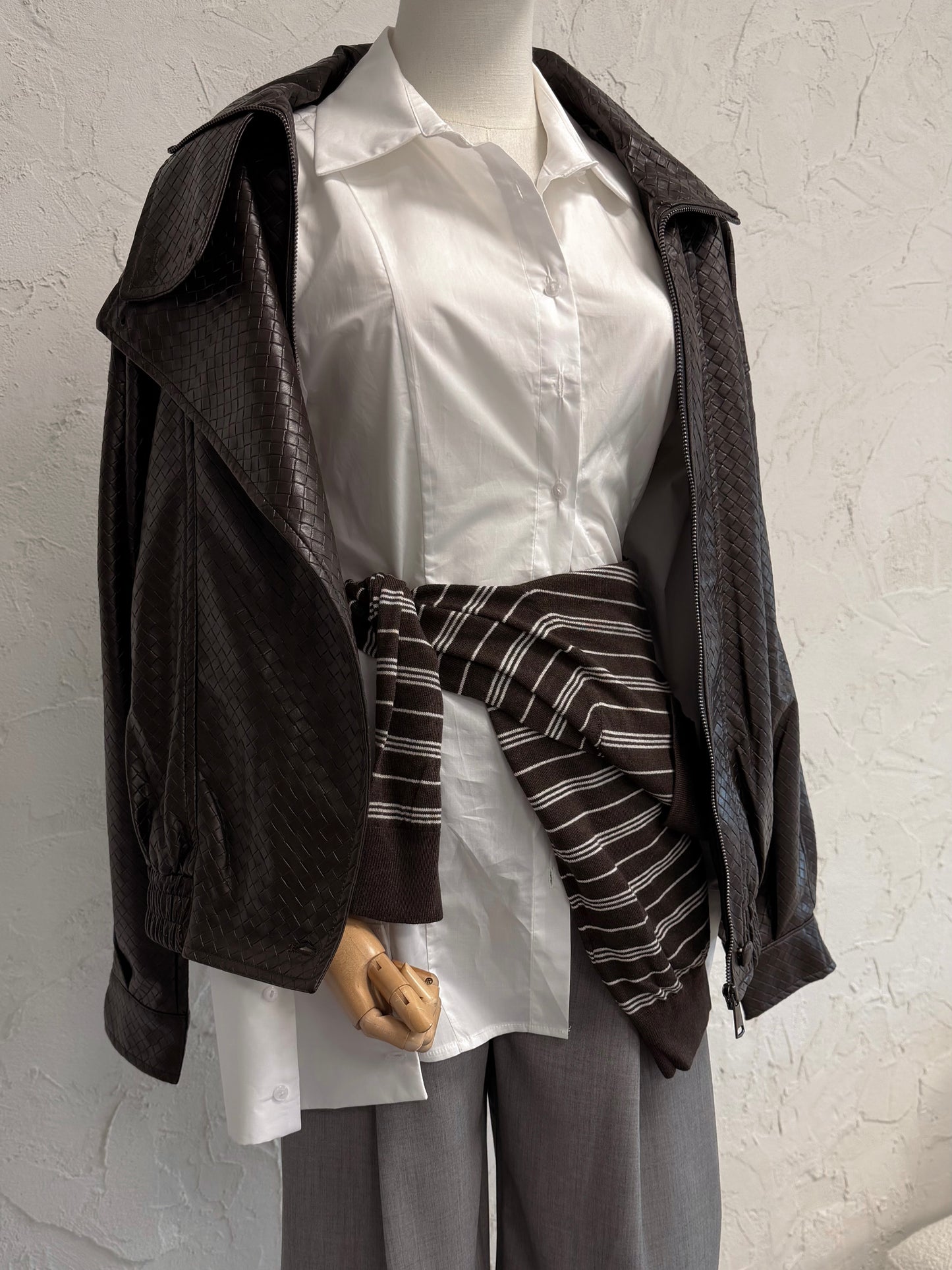 Bomber ecopelle bottega