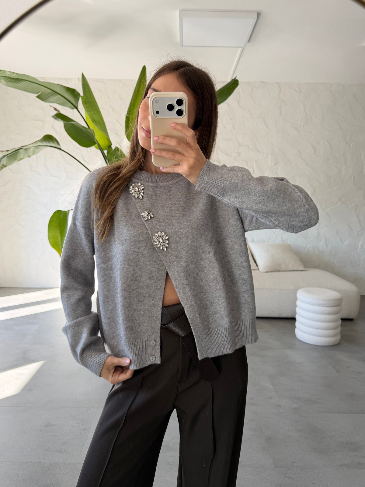 Maglione dettaglio brillanti