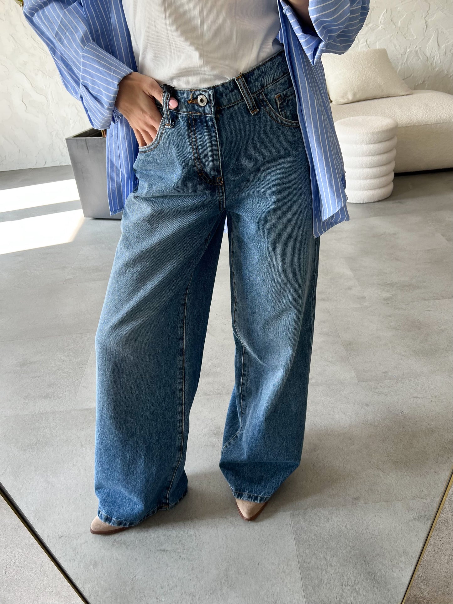 Jeans wide leg