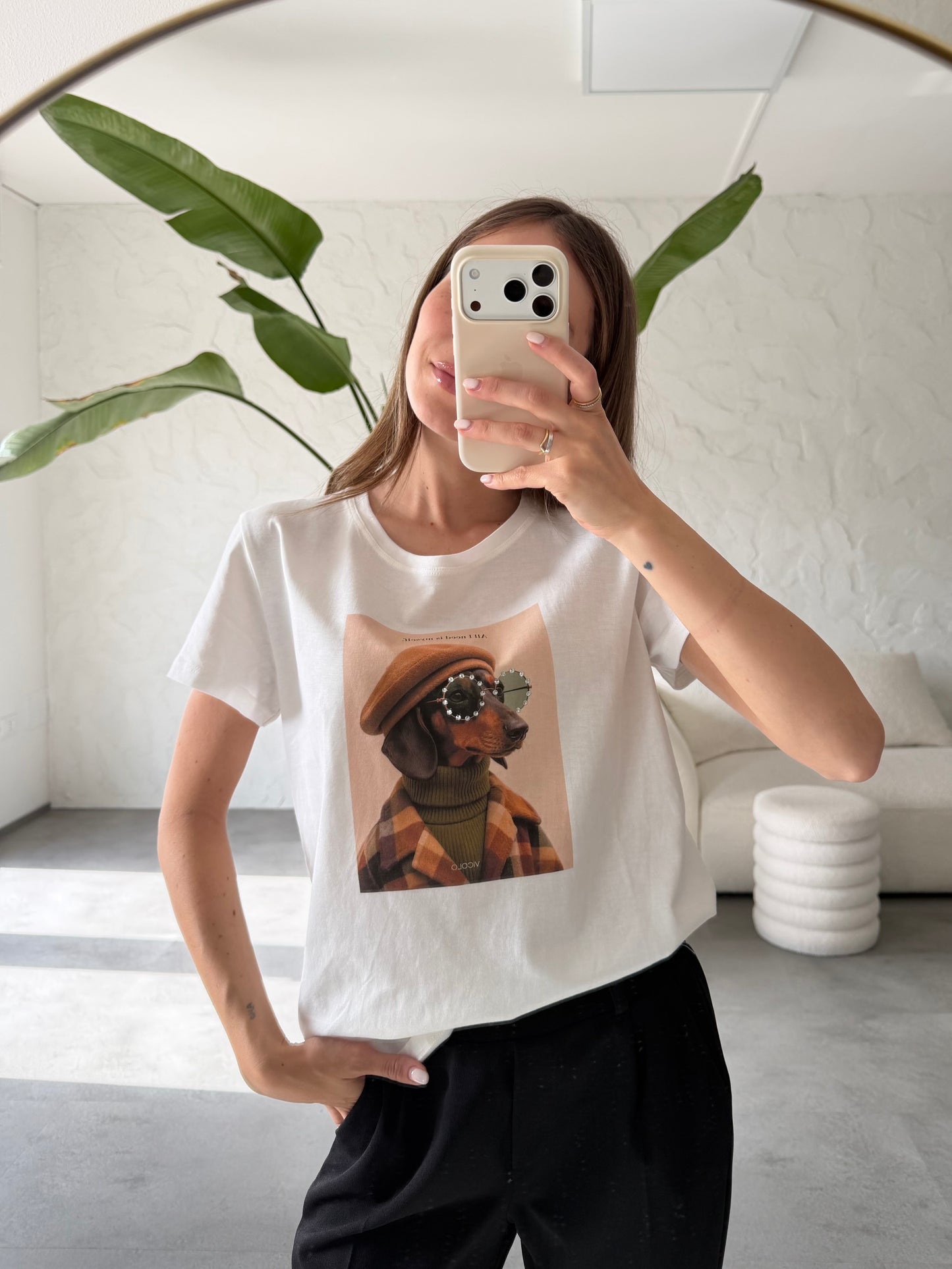 T-shirt bassotto Vicolo