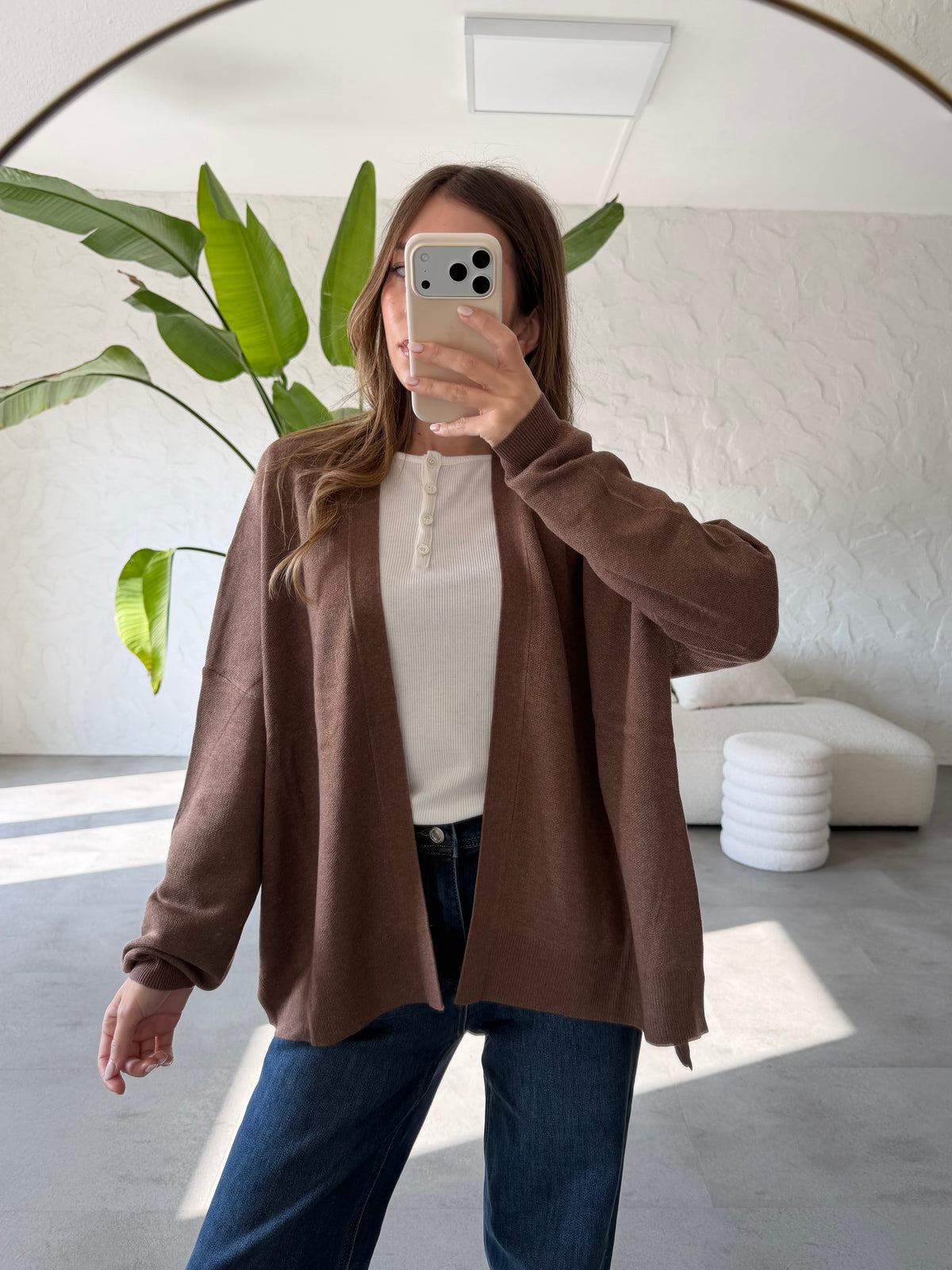 Cardigan aperto