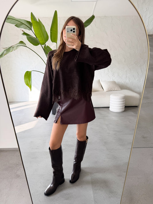 Maglione pizzo