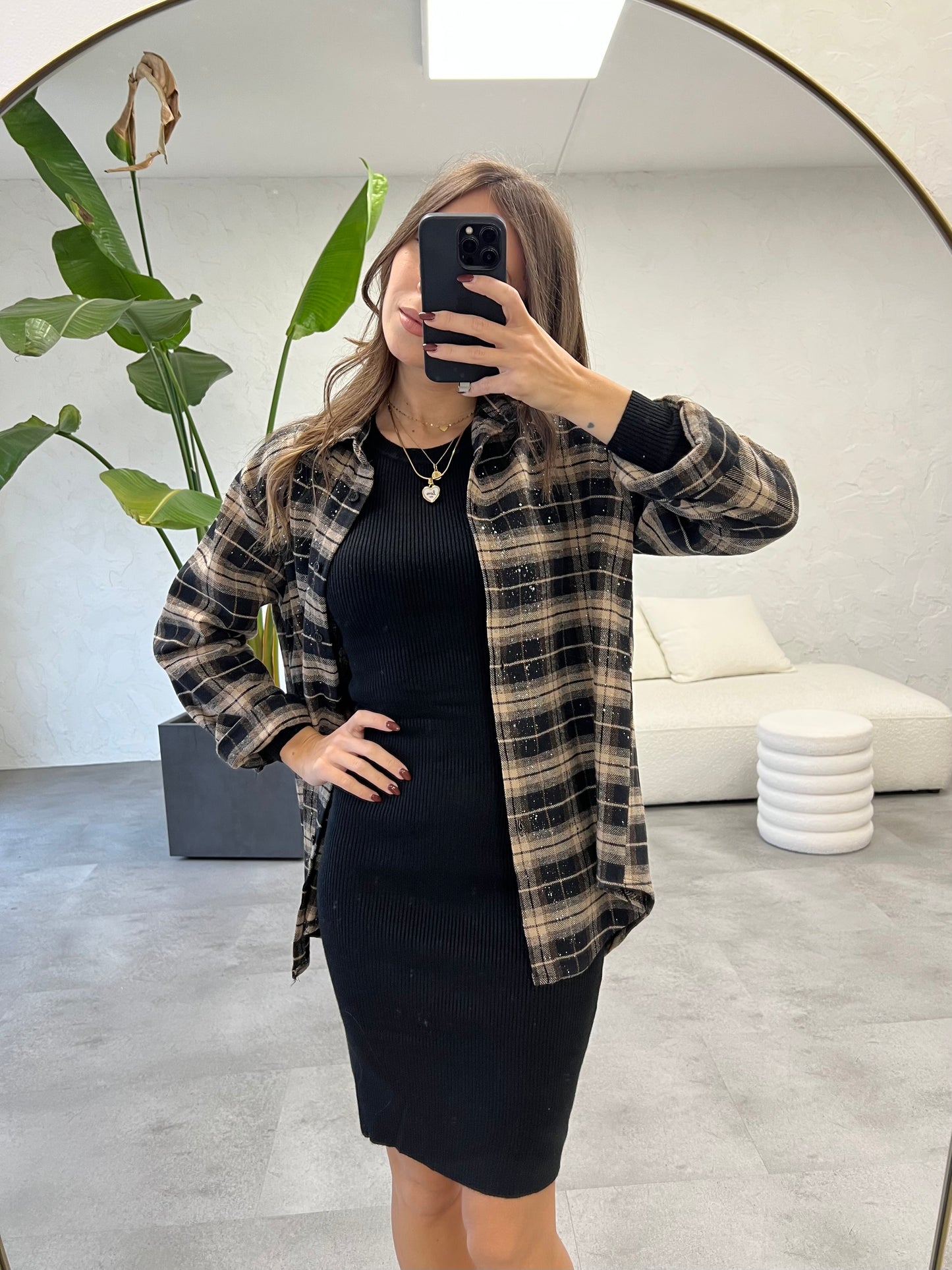 Camicia quadri brillanti