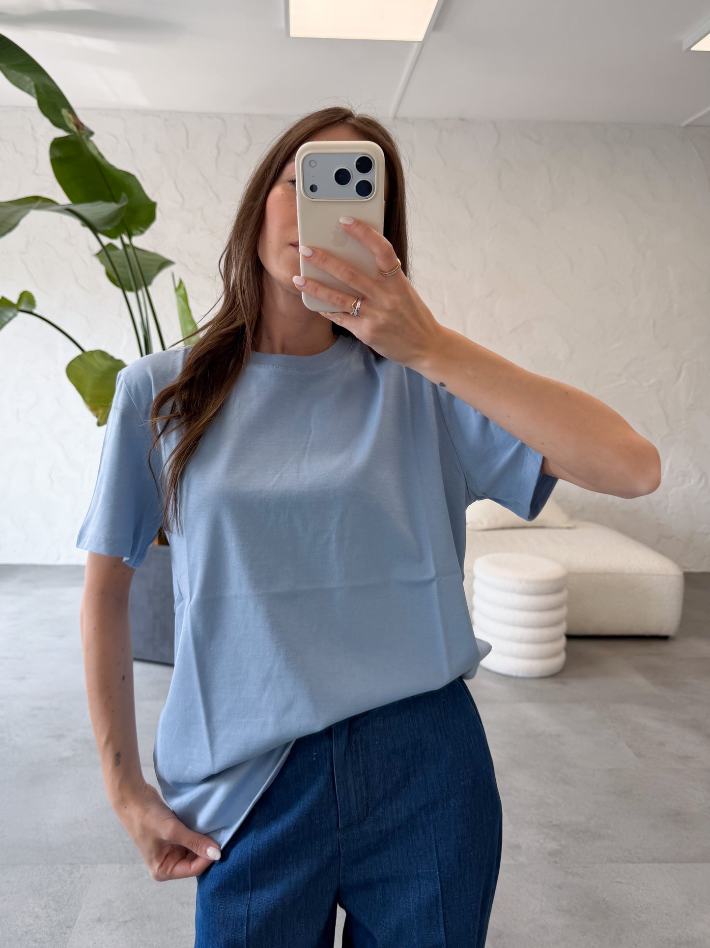 T-shirt basic over