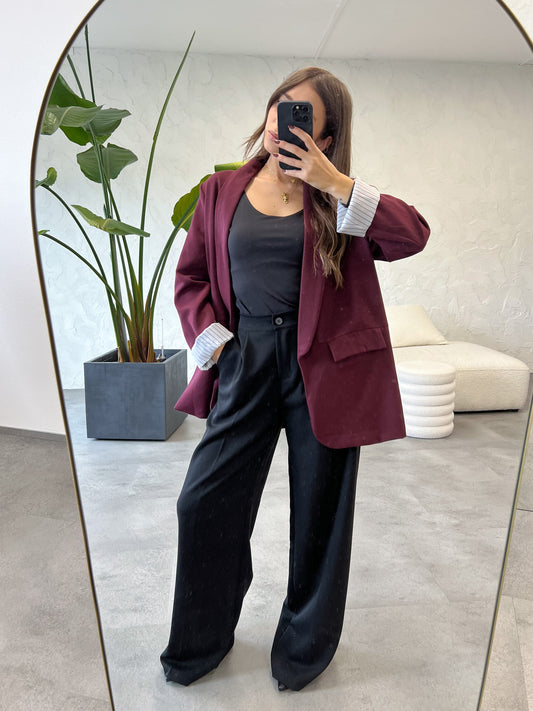Blazer fodera righe