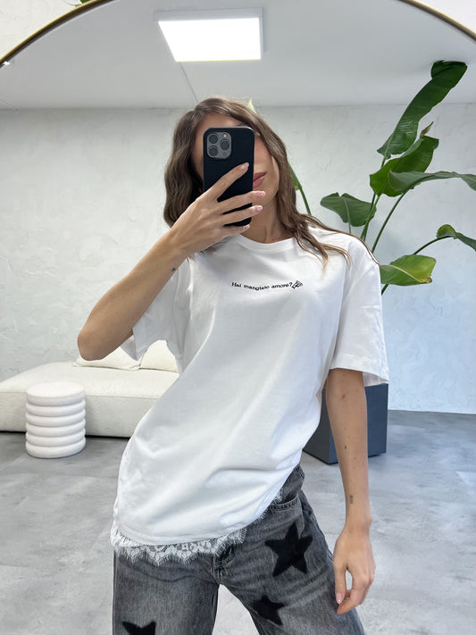 T-shirt pizzo Hai mangiato
