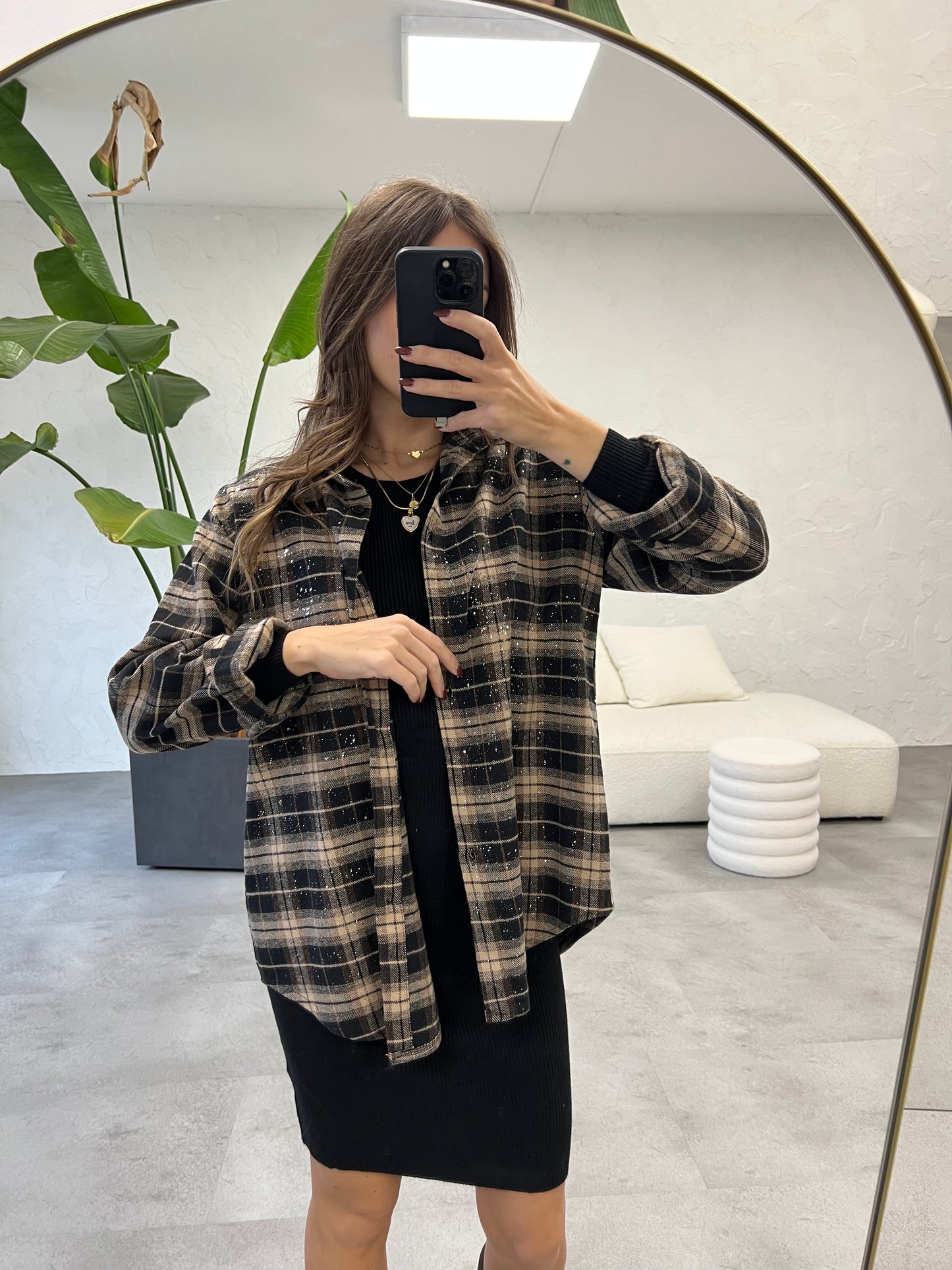 Camicia quadri brillanti