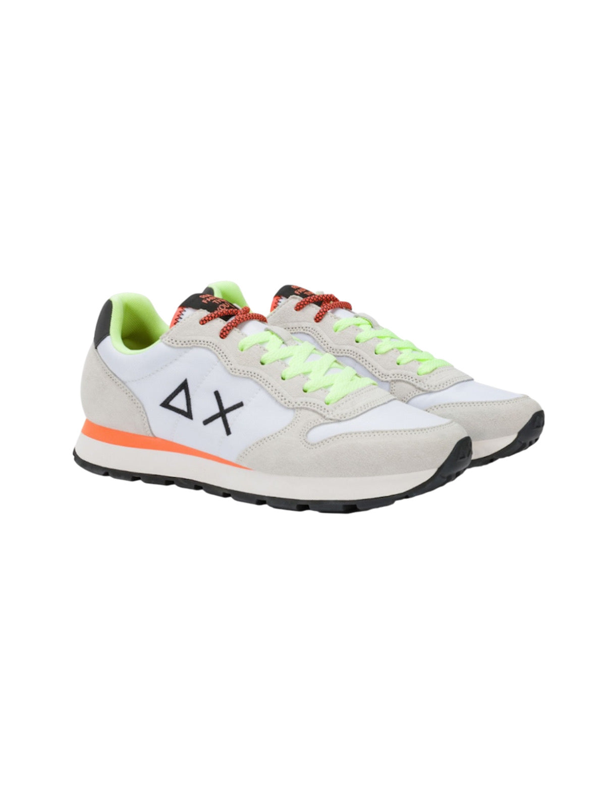 SUN68 Tom fluo bianco
