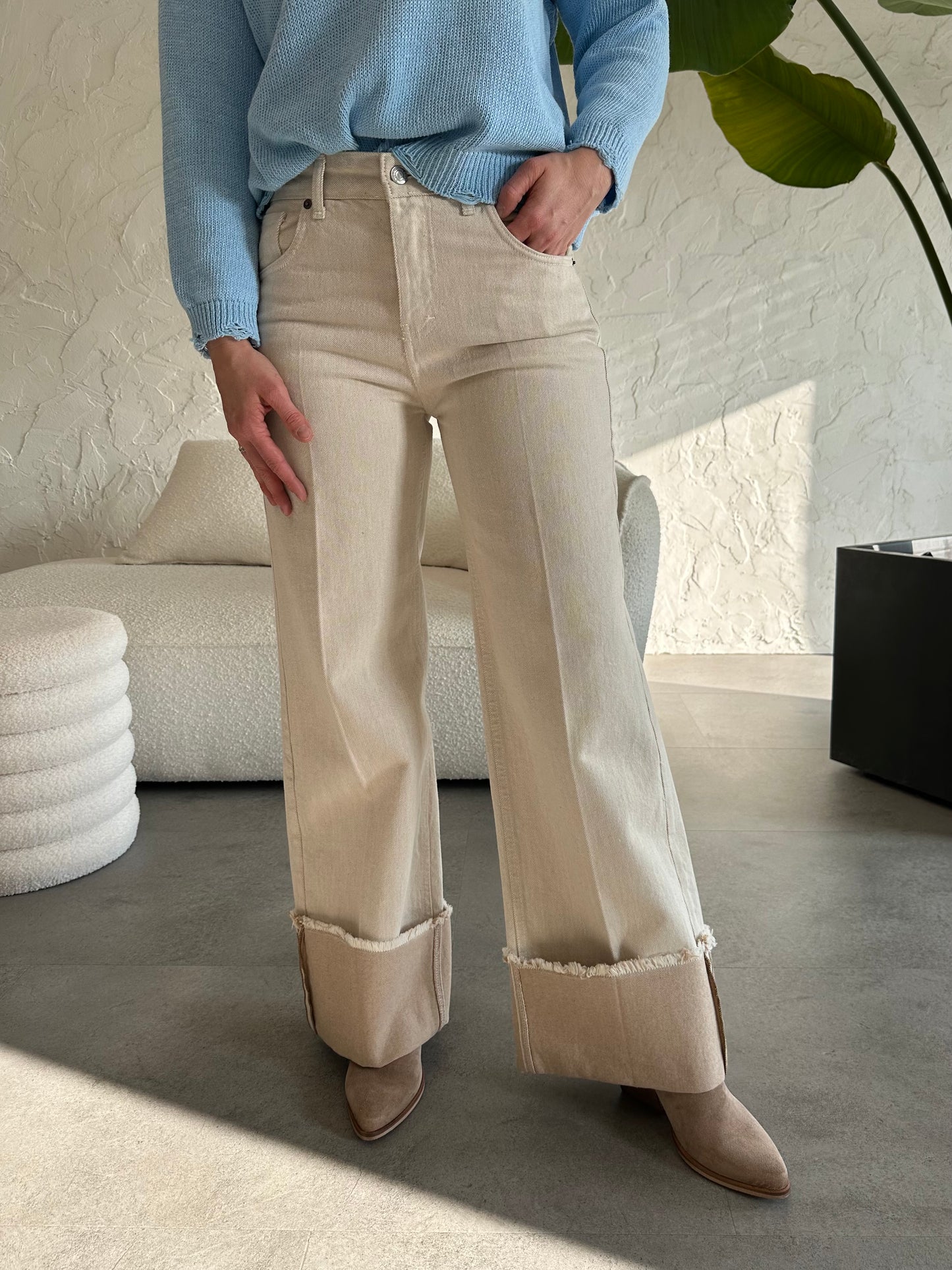 Jeans beige