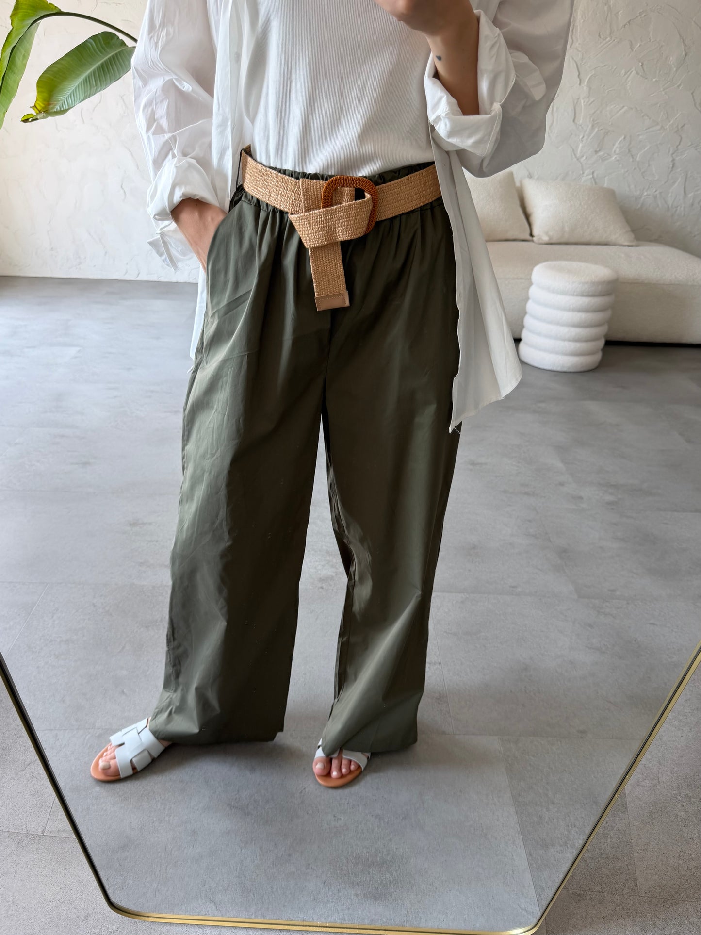 Pantalone tela cotone