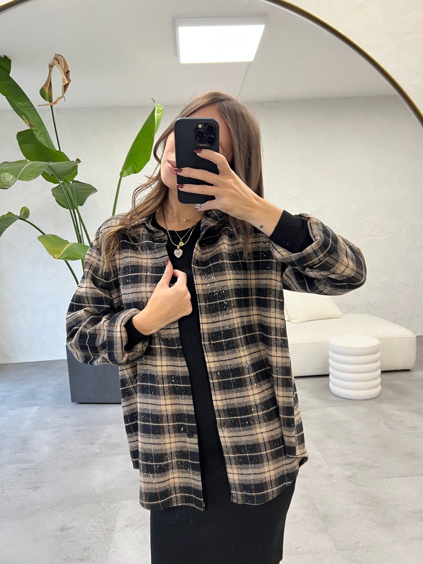 Camicia quadri brillanti