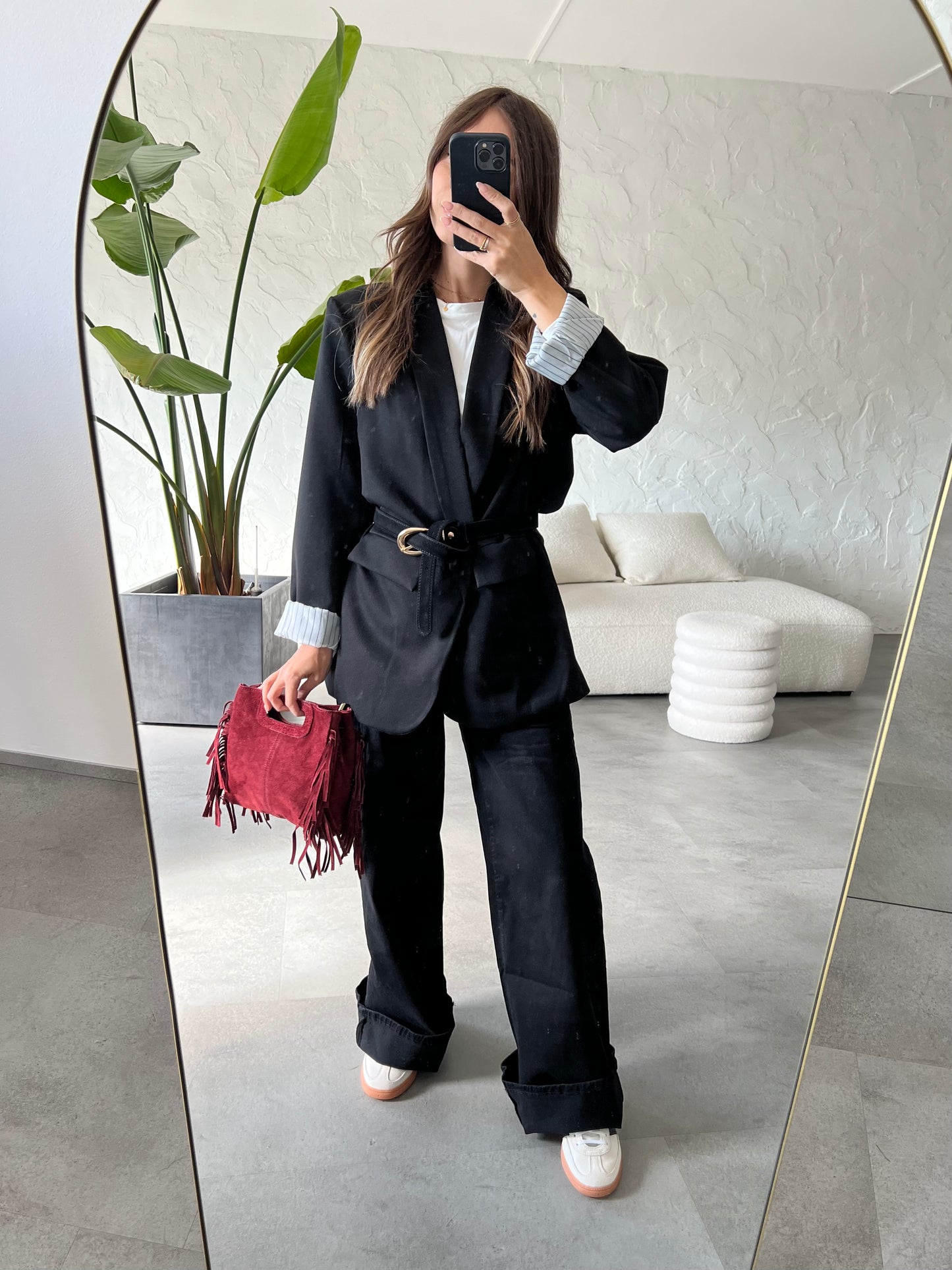 Blazer fodera righe