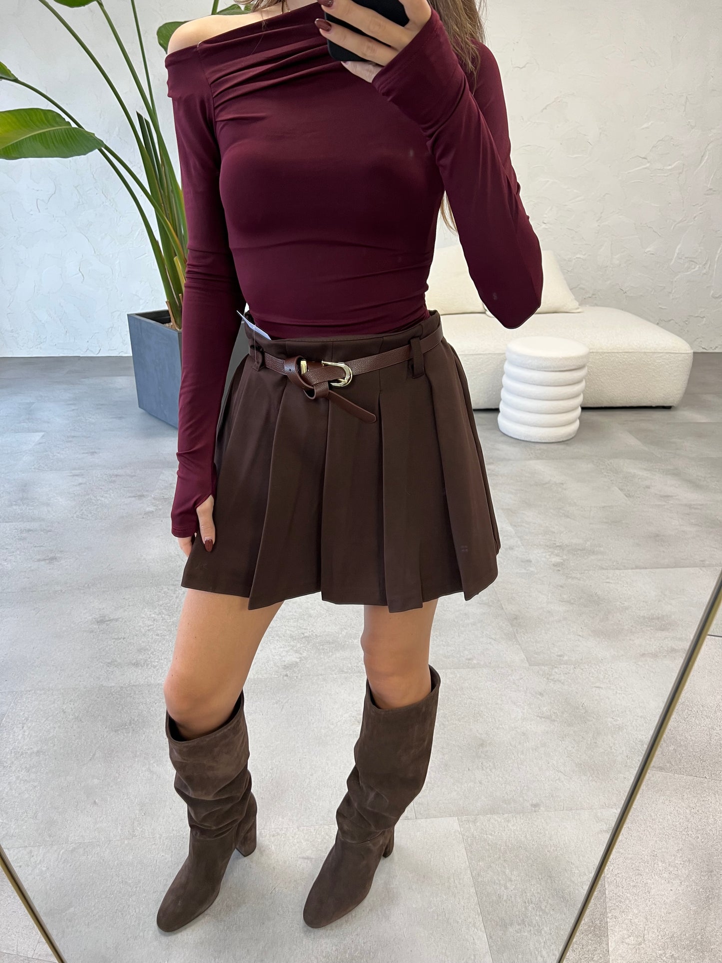 Gonna pantalone cintura