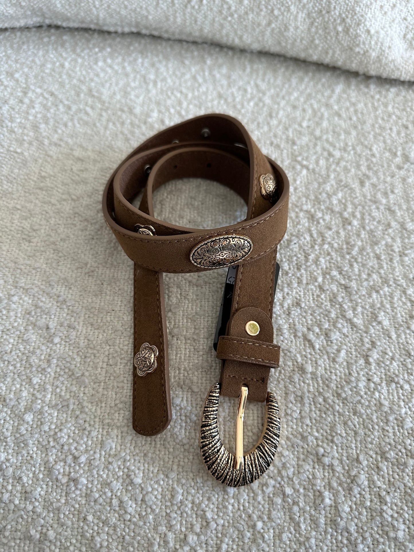 Cintura borchie eco-suede