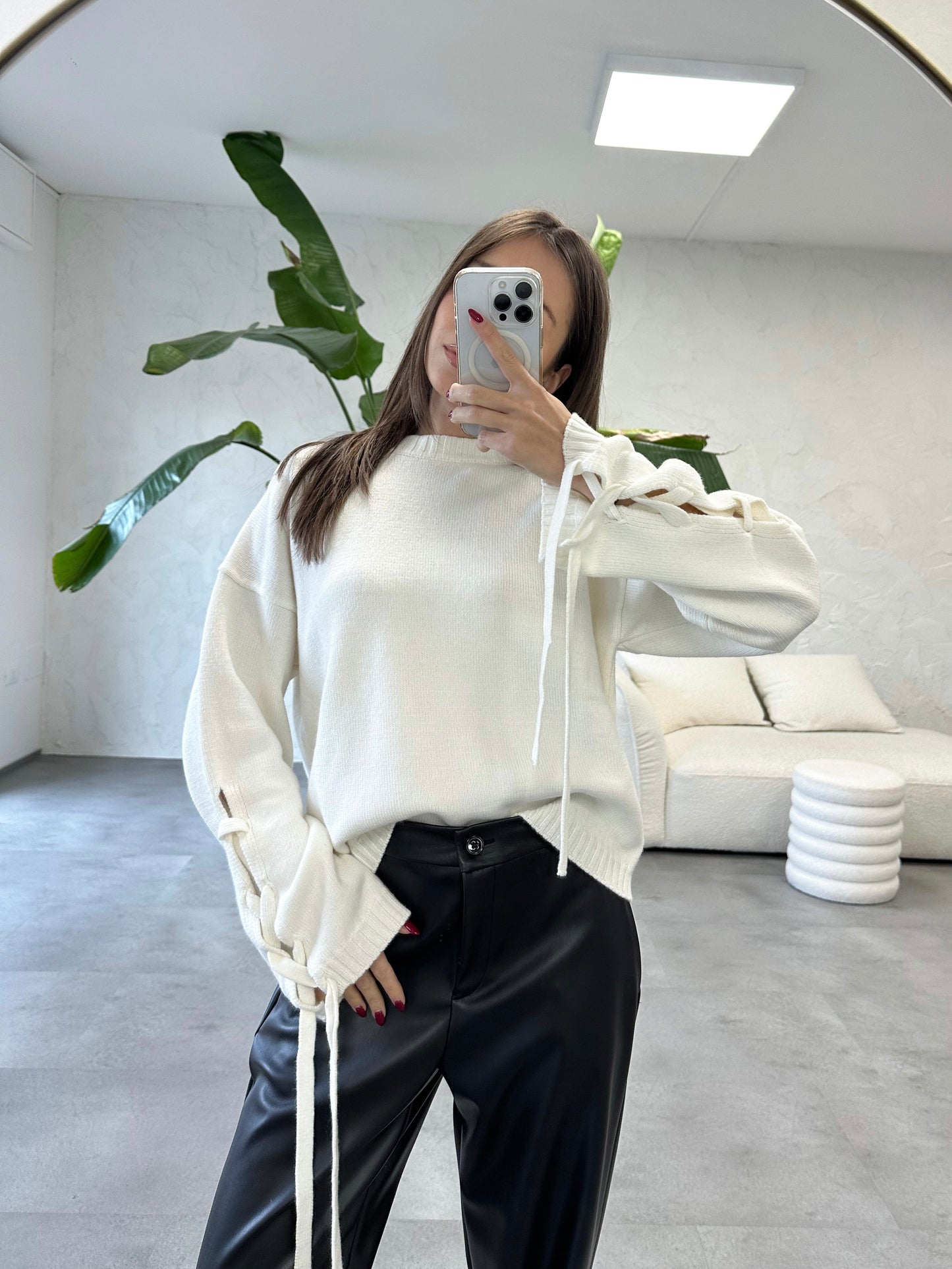 Maglione lacci Vicolo