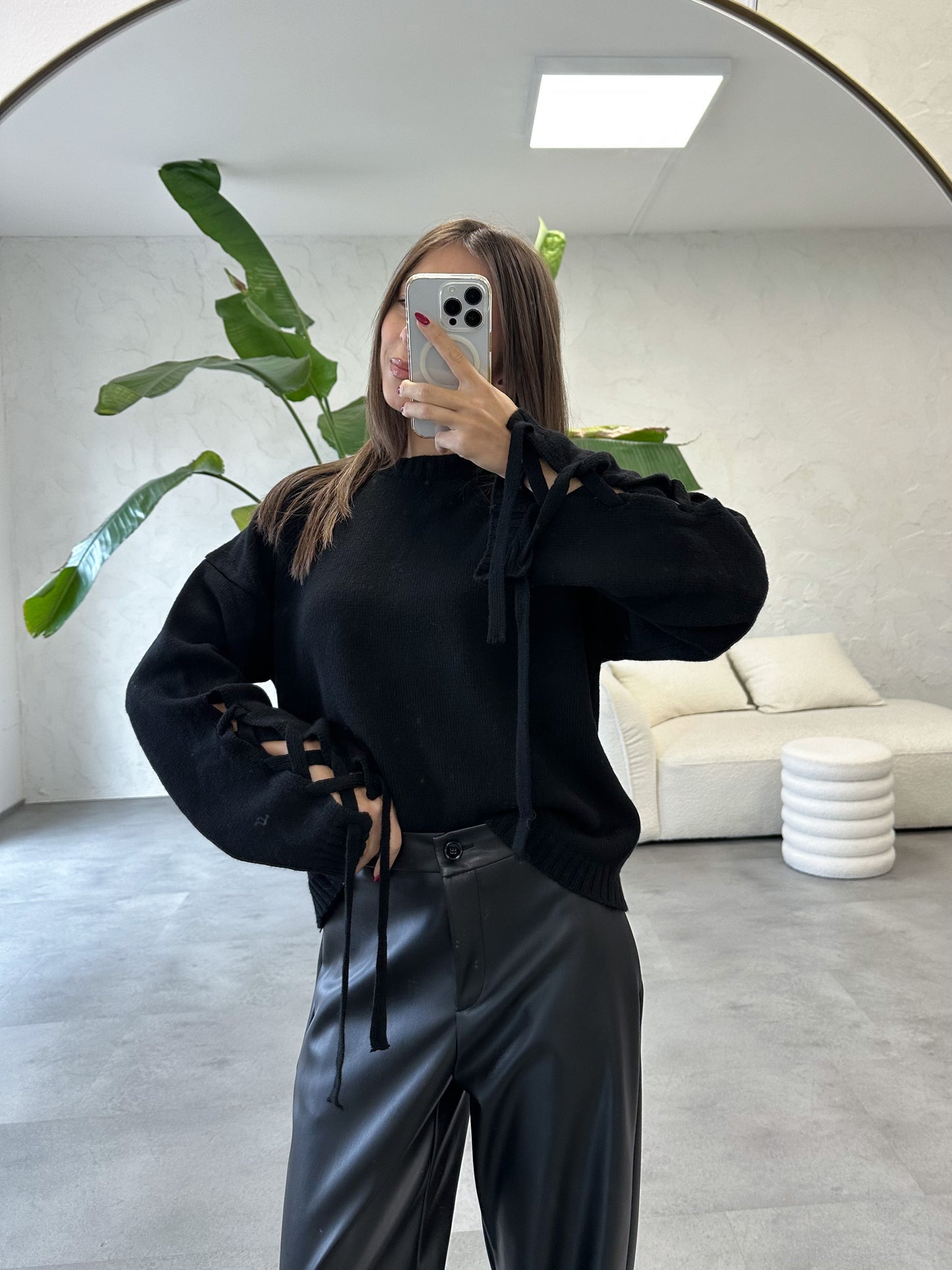 Maglione lacci Vicolo