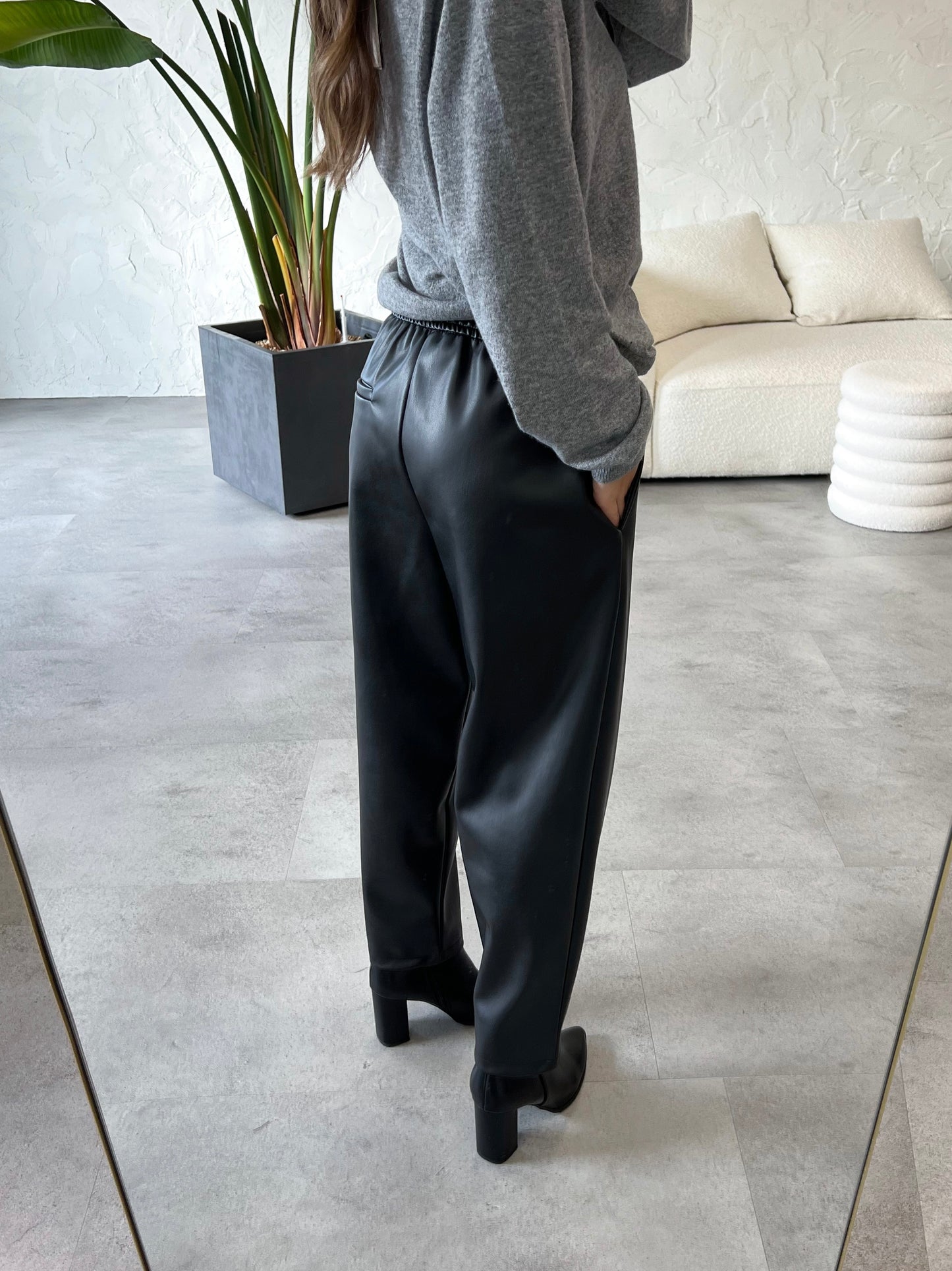 Pantalone eco pelle Vicolo